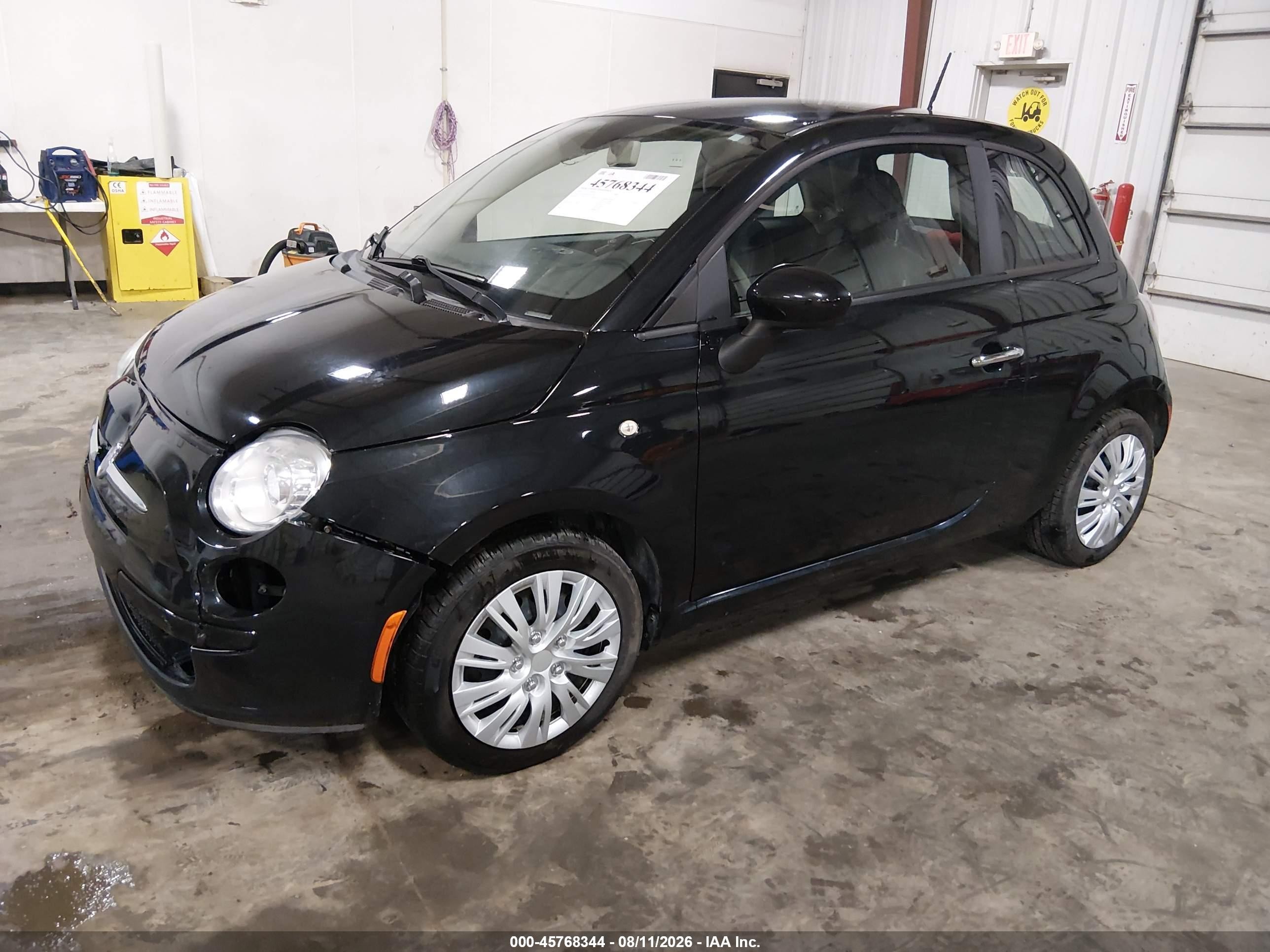2013 Fiat 500 Pop Black vin: 3C3CFFAR1DT575197