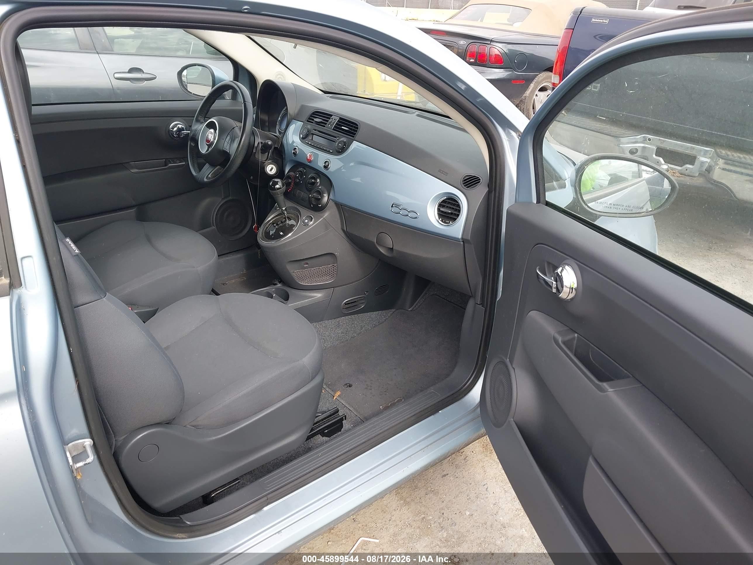 2013 Fiat 500 Pop Light Blue vin: 3C3CFFAR1DT689605