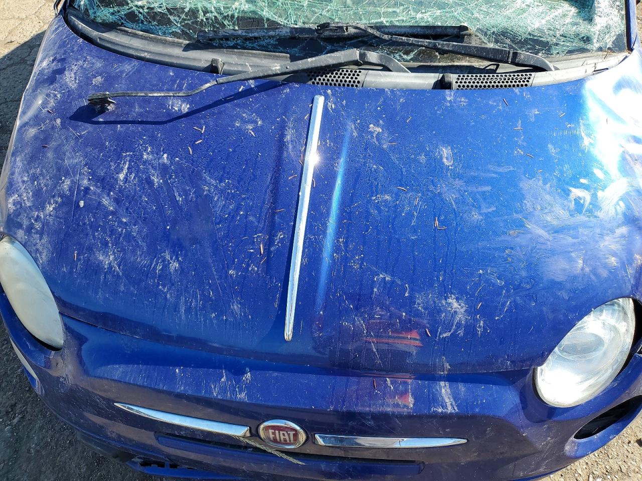 2013 Fiat 500 Pop Blue vin: 3C3CFFAR1DT689992