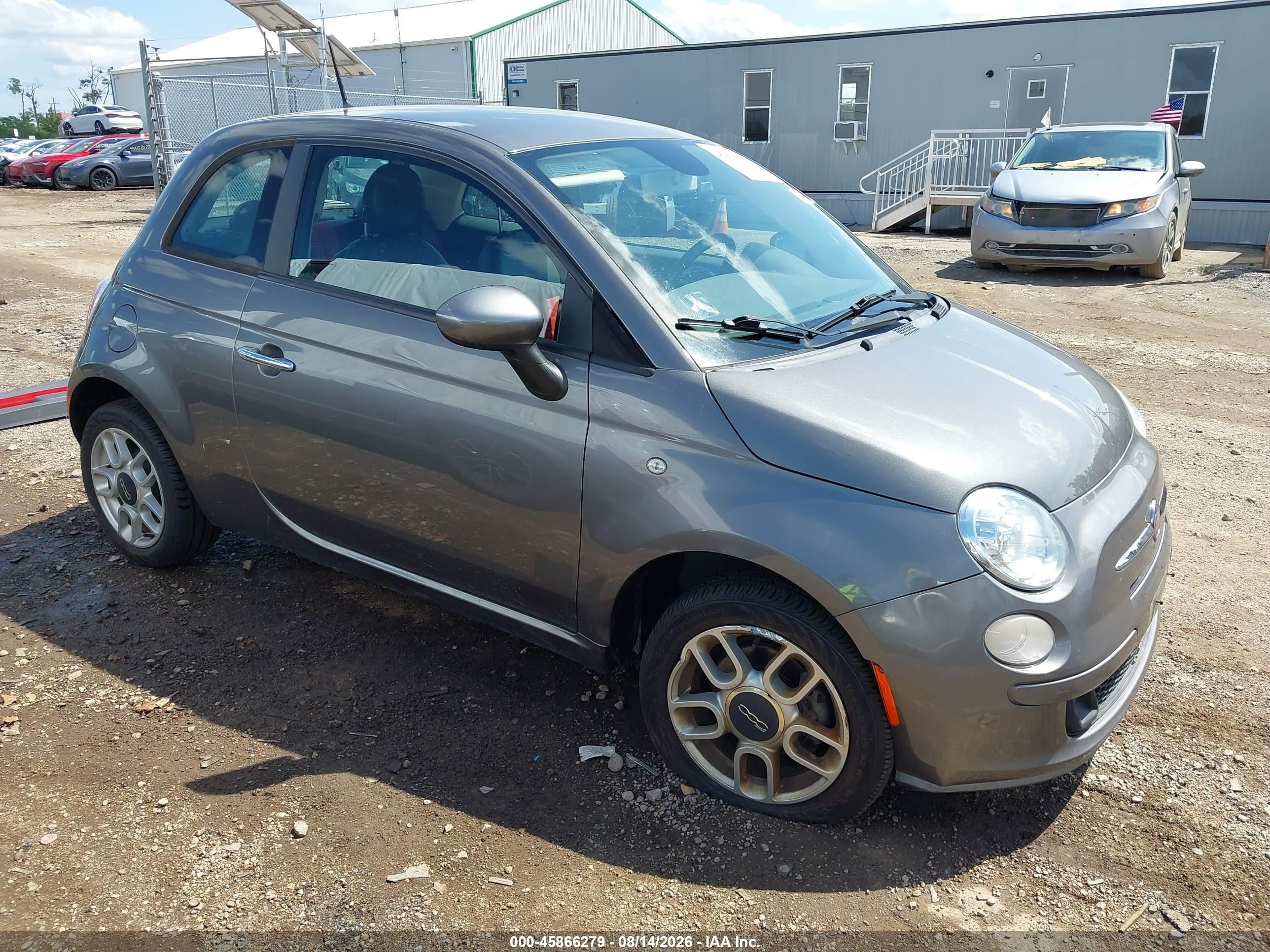 2013 Fiat 500 Pop Серый vin: 3C3CFFAR1DT726250