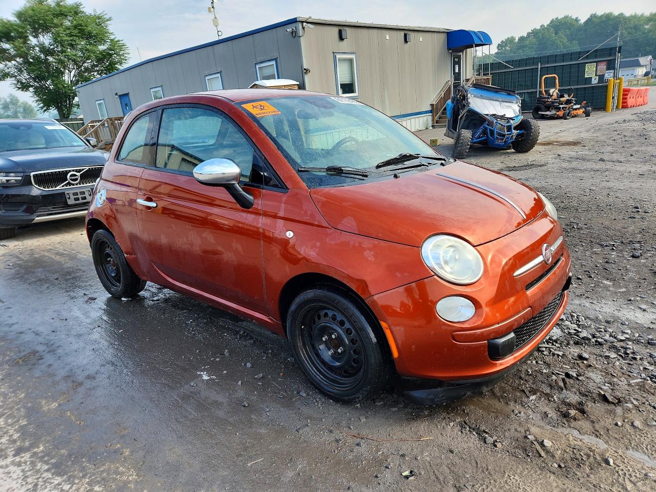 2014 Fiat 500 Pop Orange vin: 3C3CFFAR1ET172239