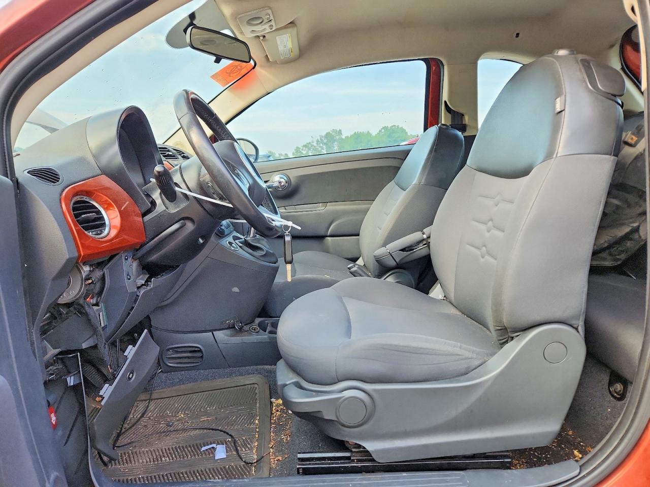 2014 Fiat 500 Pop Orange vin: 3C3CFFAR1ET172239