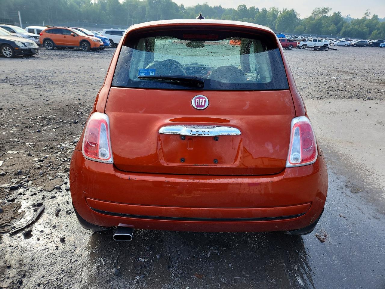 2014 Fiat 500 Pop Orange vin: 3C3CFFAR1ET172239