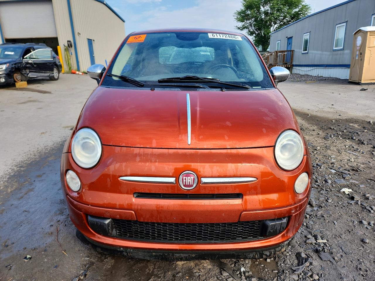 2014 Fiat 500 Pop Orange vin: 3C3CFFAR1ET172239