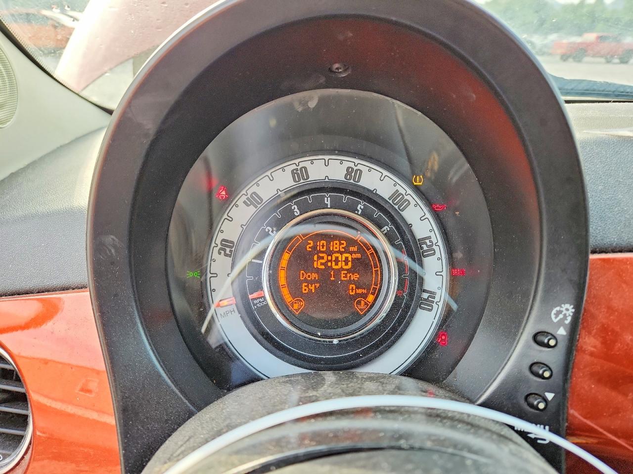 2014 Fiat 500 Pop Orange vin: 3C3CFFAR1ET172239