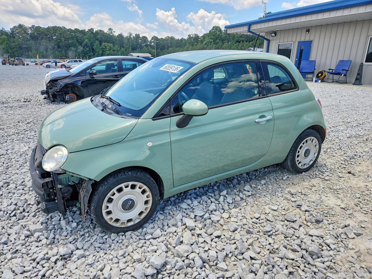 2014 Fiat 500 Pop Зеленый vin: 3C3CFFAR1ET173147