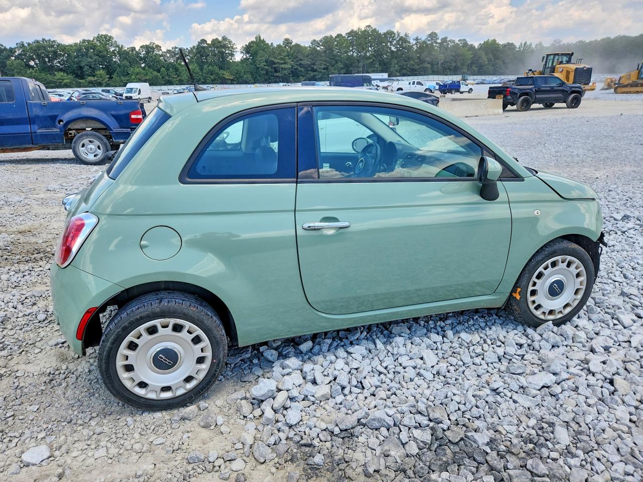 2014 Fiat 500 Pop Green vin: 3C3CFFAR1ET173147