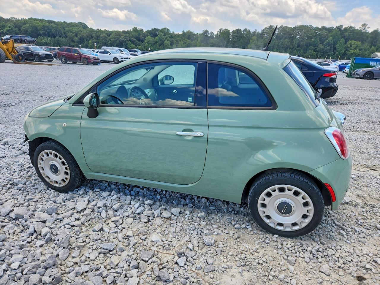 2014 Fiat 500 Pop Green vin: 3C3CFFAR1ET173147