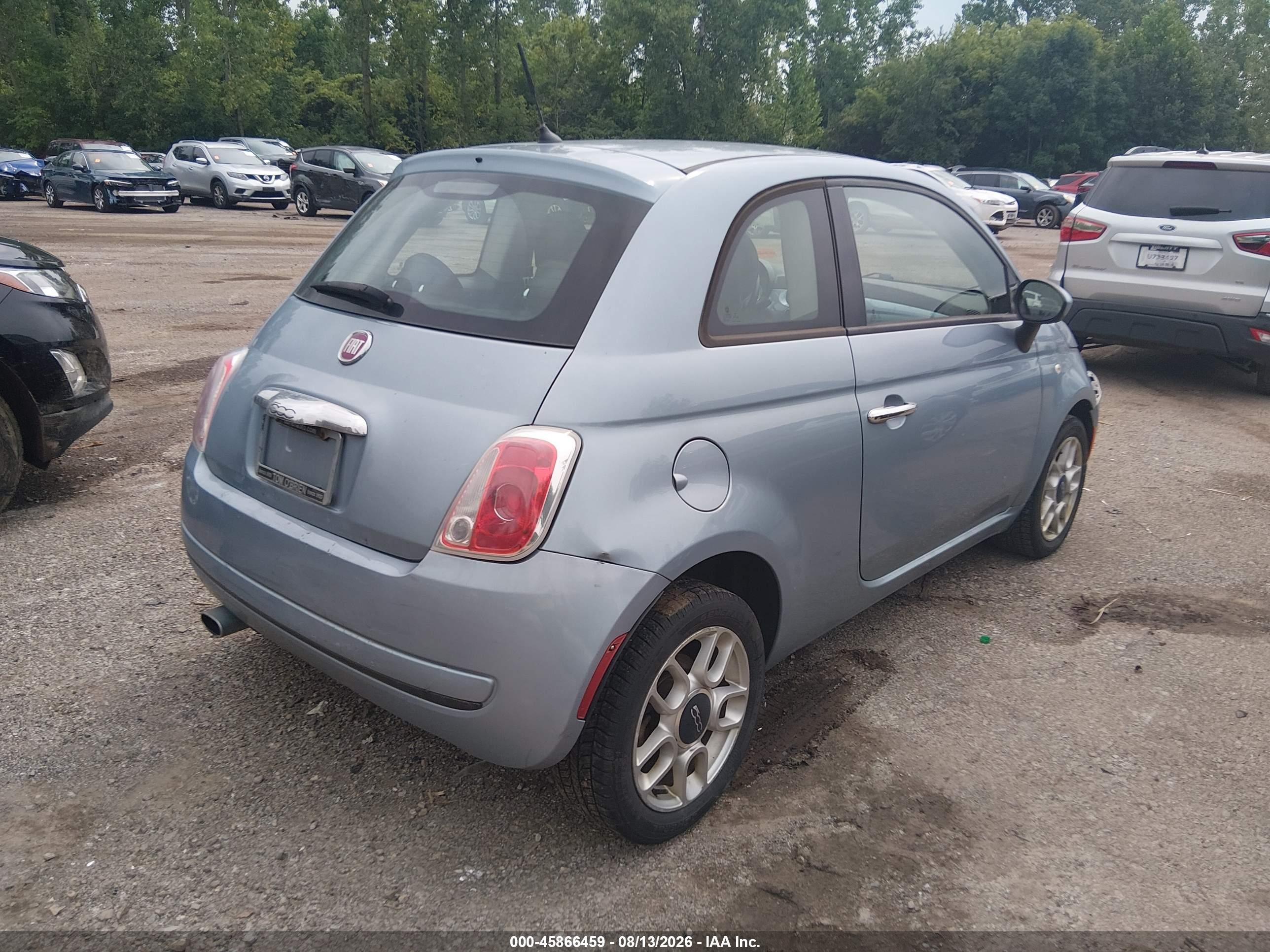 2015 Fiat 500 Pop Blue vin: 3C3CFFAR1FT586073