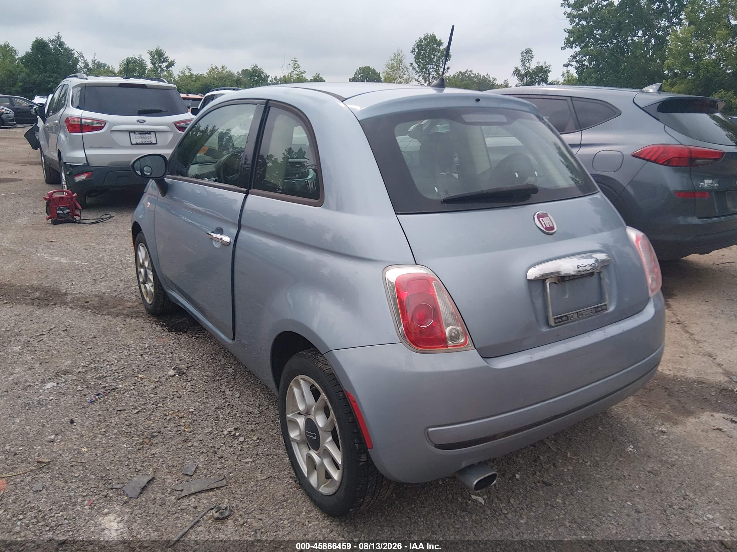 2015 Fiat 500 Pop Blue vin: 3C3CFFAR1FT586073