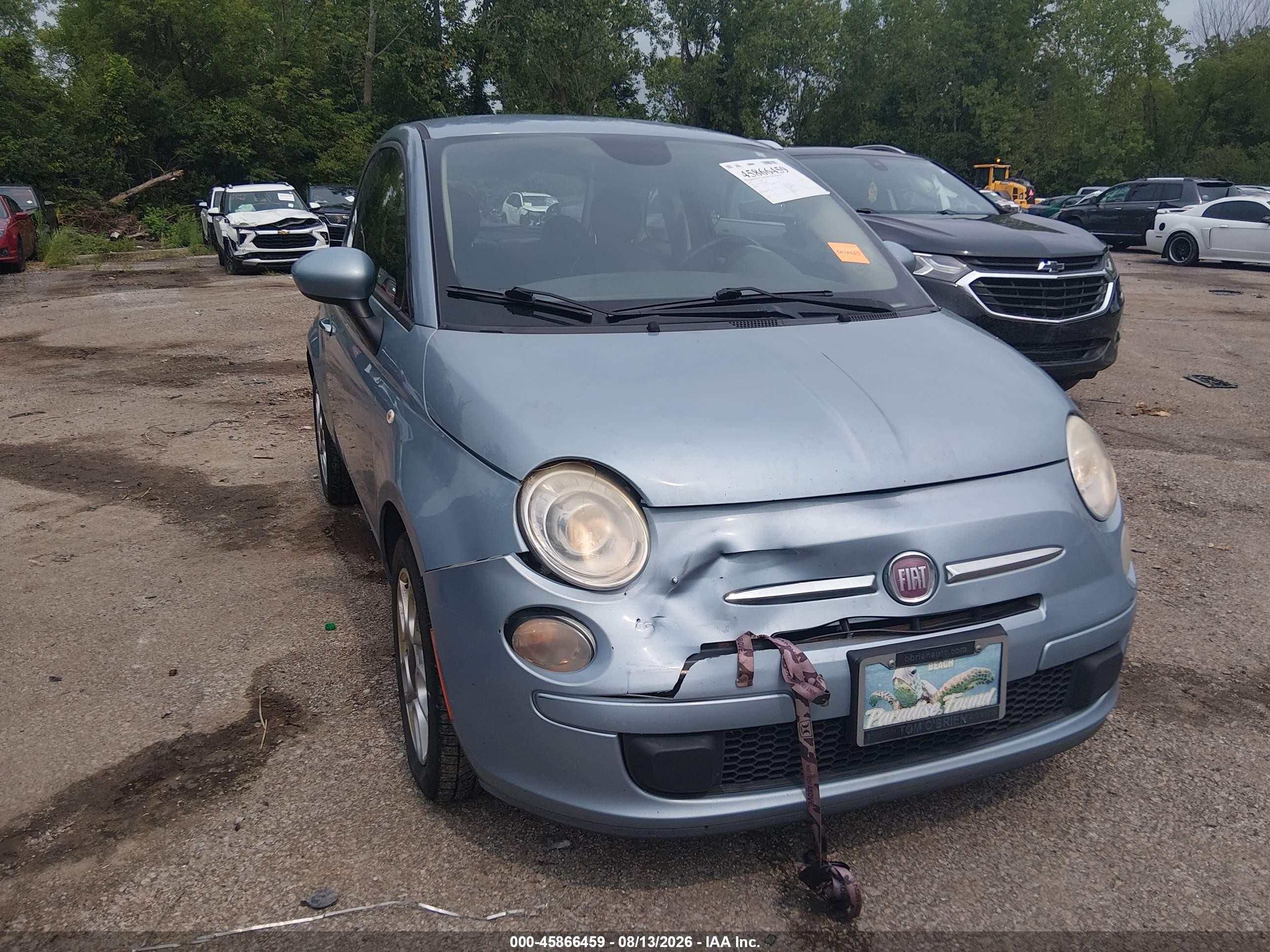 2015 Fiat 500 Pop Blue vin: 3C3CFFAR1FT586073
