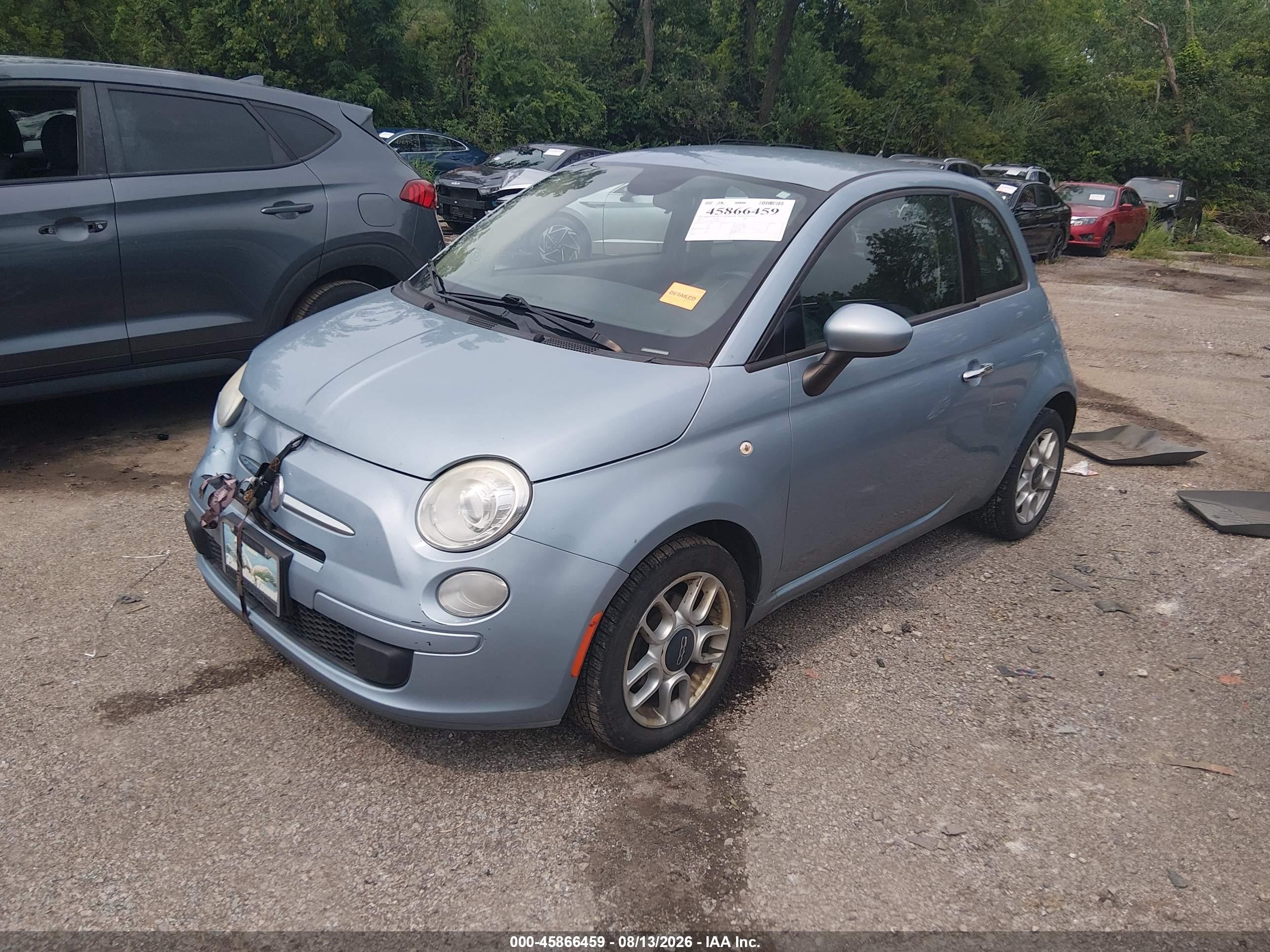2015 Fiat 500 Pop Blue vin: 3C3CFFAR1FT586073