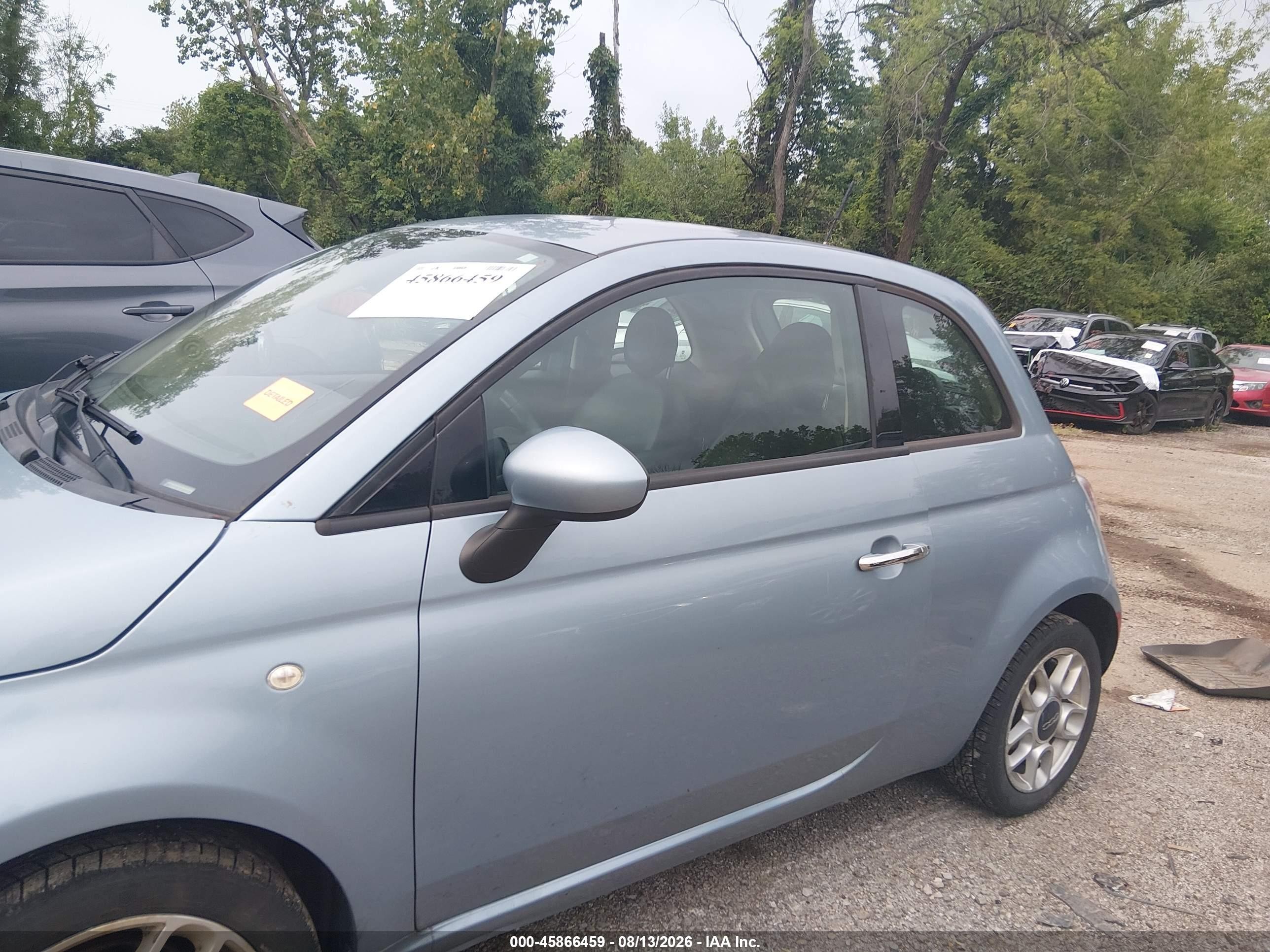 2015 Fiat 500 Pop Blue vin: 3C3CFFAR1FT586073