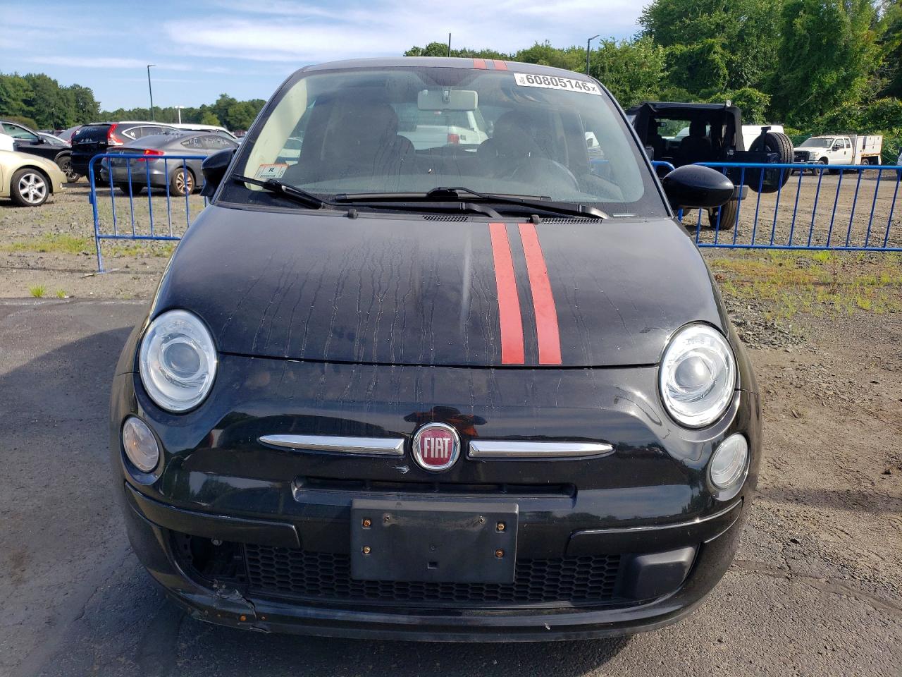 2012 Fiat 500 Pop Black vin: 3C3CFFAR2CT280415