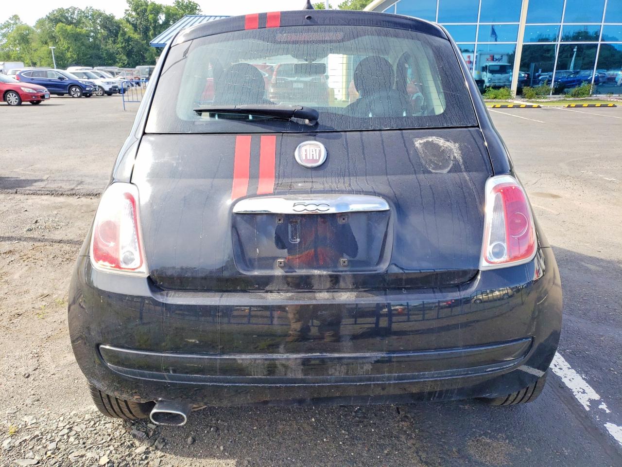 2012 Fiat 500 Pop Black vin: 3C3CFFAR2CT280415