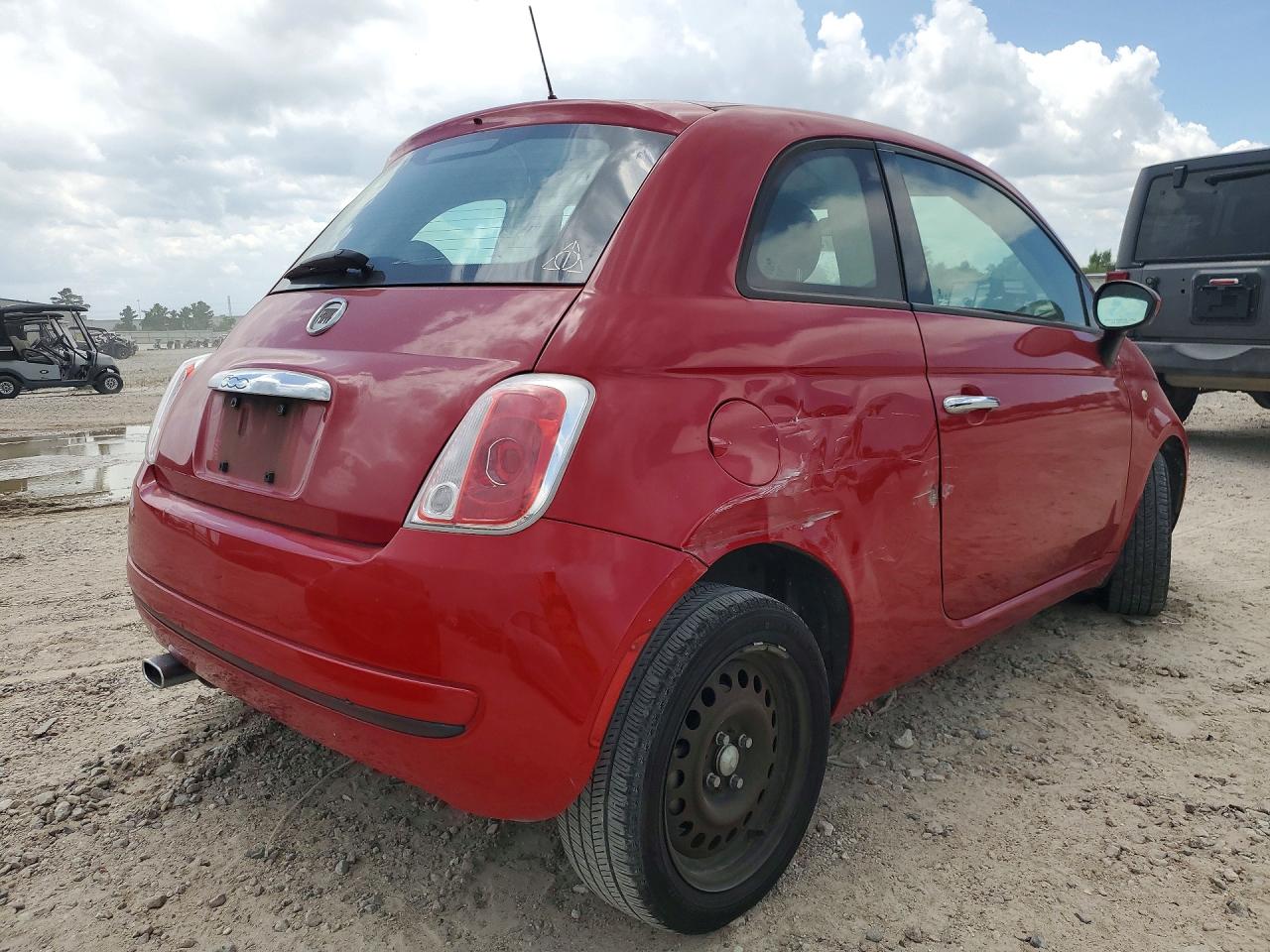 2014 Fiat 500 Pop Red vin: 3C3CFFAR2ET275881