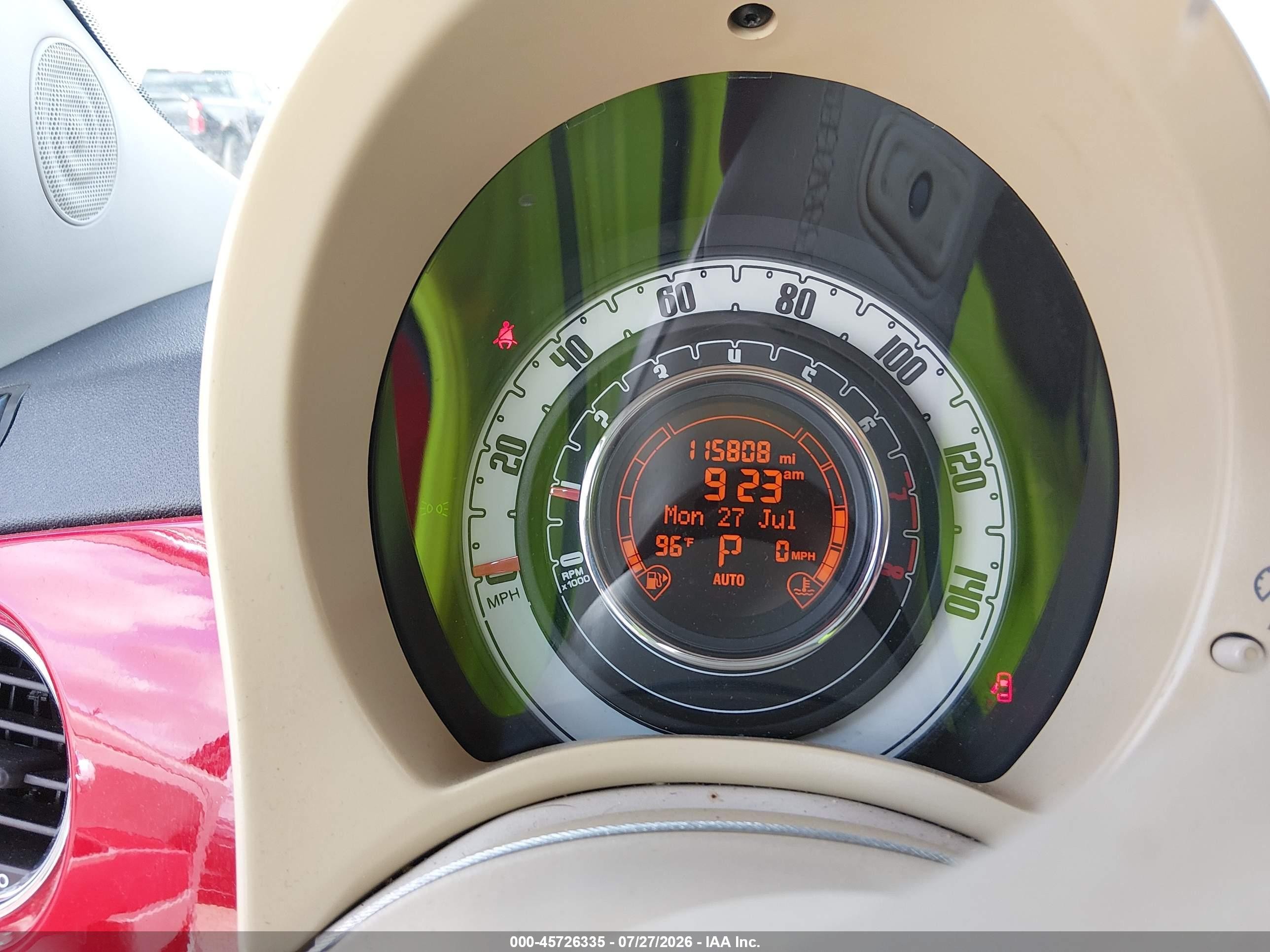 2013 Fiat 500 Pop Red vin: 3C3CFFAR3DT686401