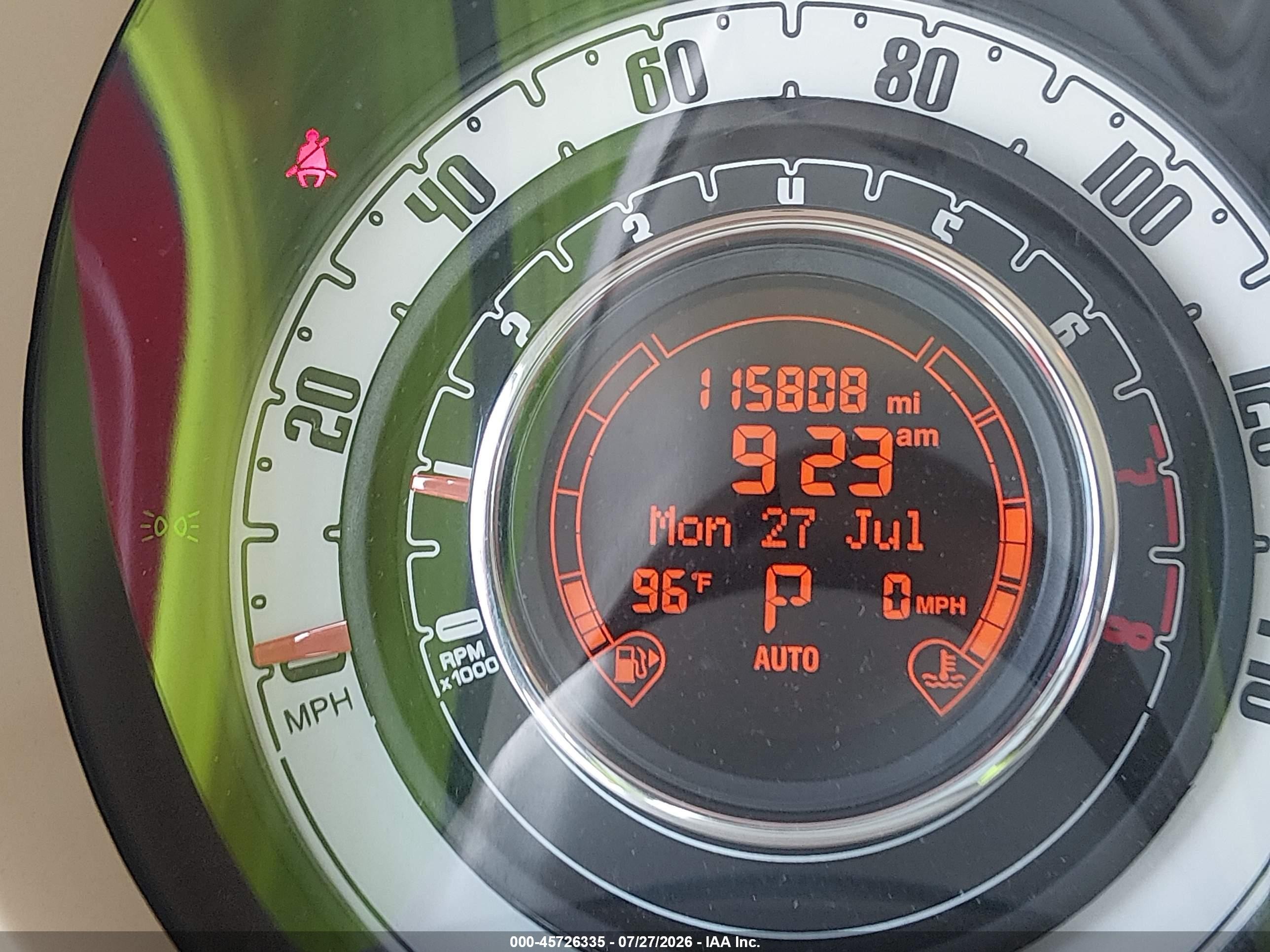 2013 Fiat 500 Pop Red vin: 3C3CFFAR3DT686401