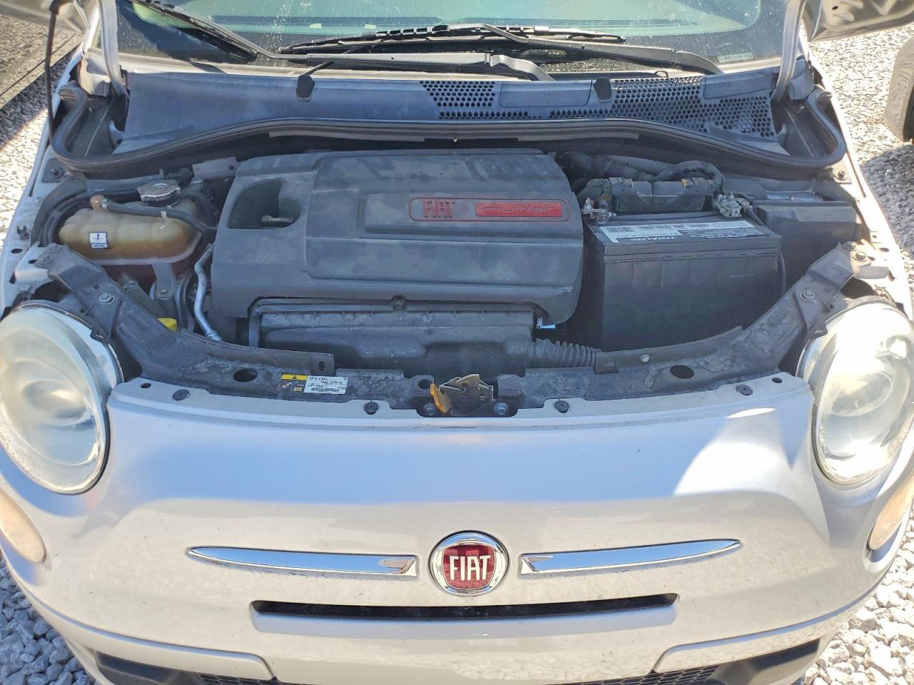 2013 Fiat 500 Pop Silver vin: 3C3CFFAR3DT686527