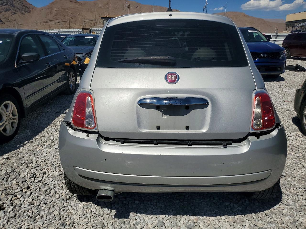 2013 Fiat 500 Pop Silver vin: 3C3CFFAR3DT686527
