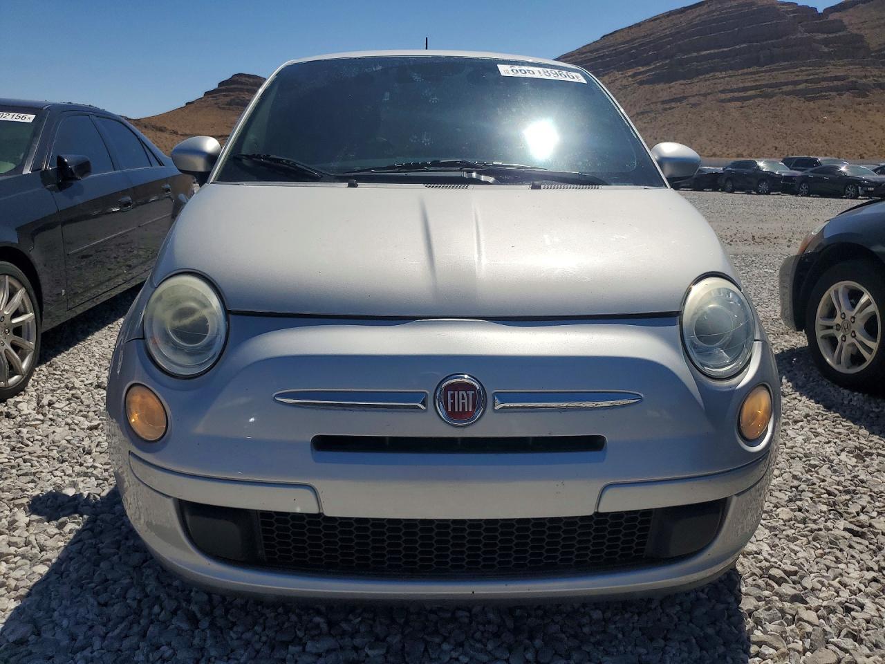 2013 Fiat 500 Pop Silver vin: 3C3CFFAR3DT686527