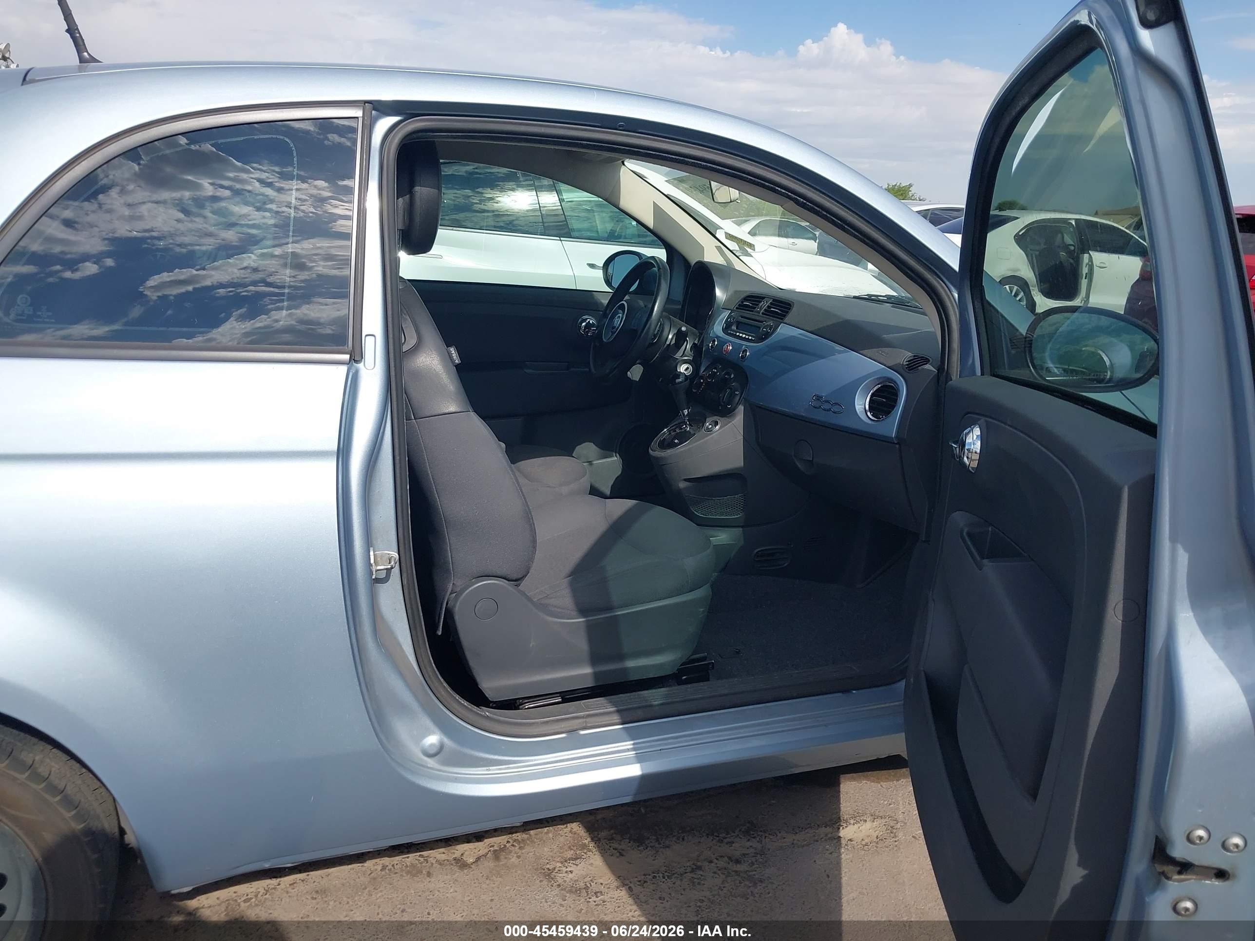 2013 Fiat 500 Pop Light Blue vin: 3C3CFFAR3DT743552