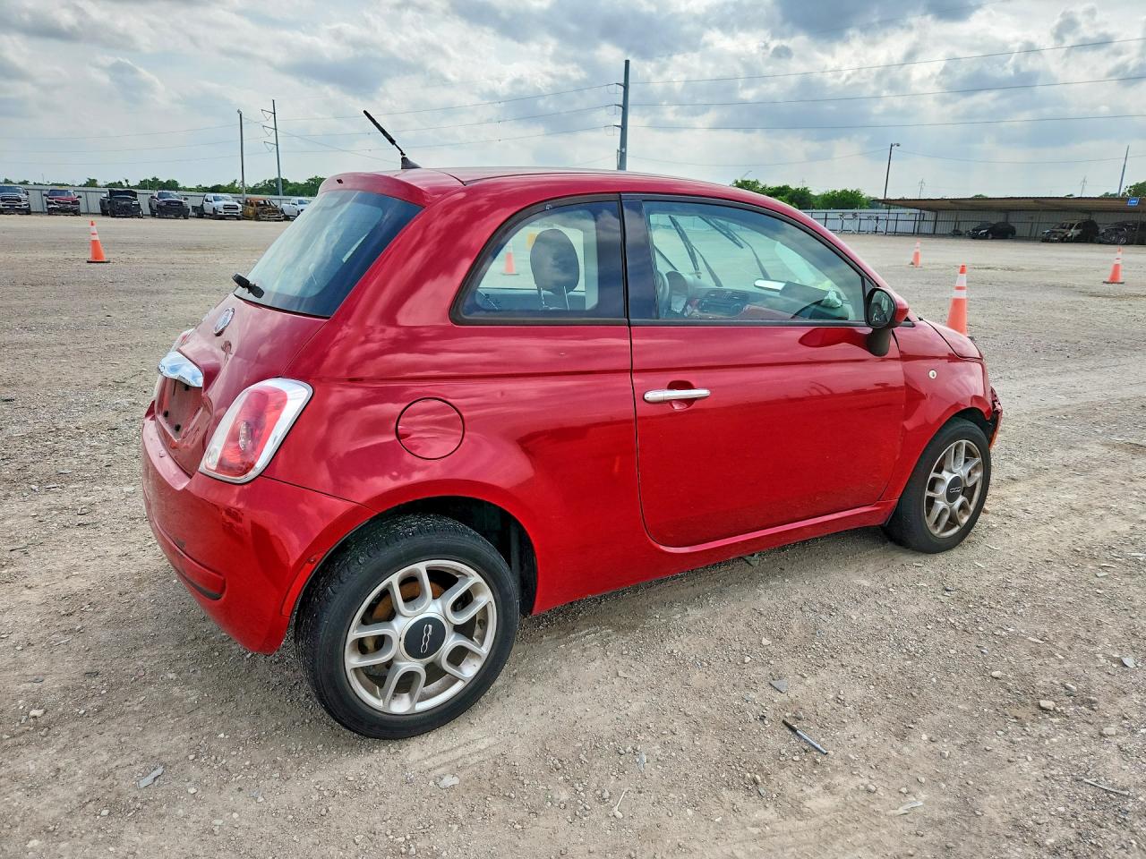 2014 Fiat 500 Pop Red vin: 3C3CFFAR3ET205452