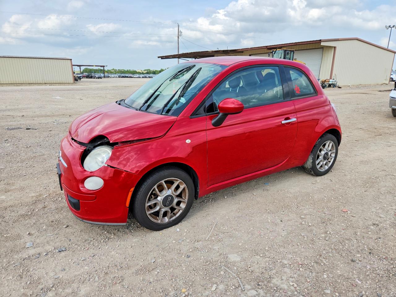 2014 Fiat 500 Pop Red vin: 3C3CFFAR3ET205452