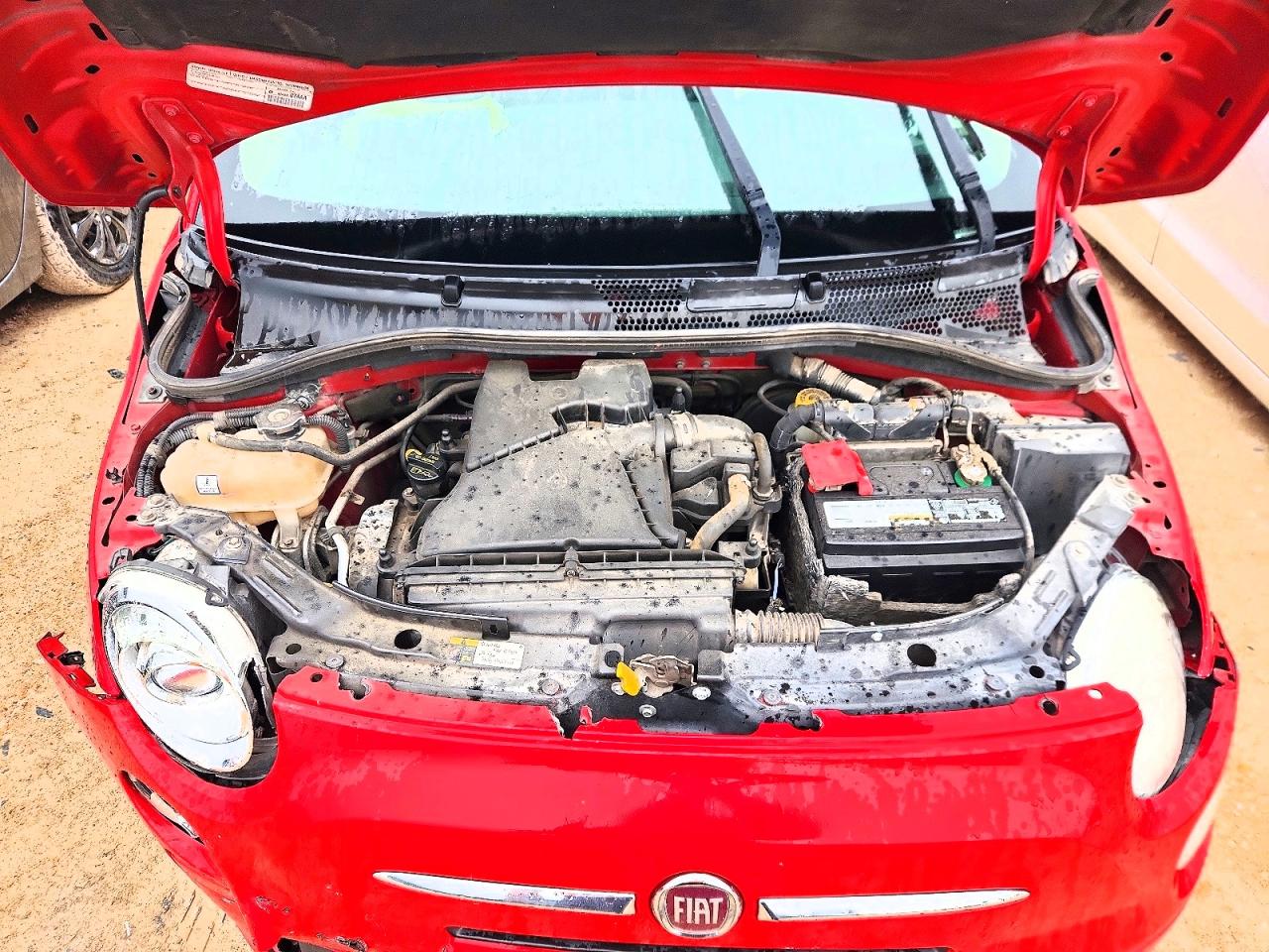 2014 Fiat 500 Pop Red vin: 3C3CFFAR3ET205452