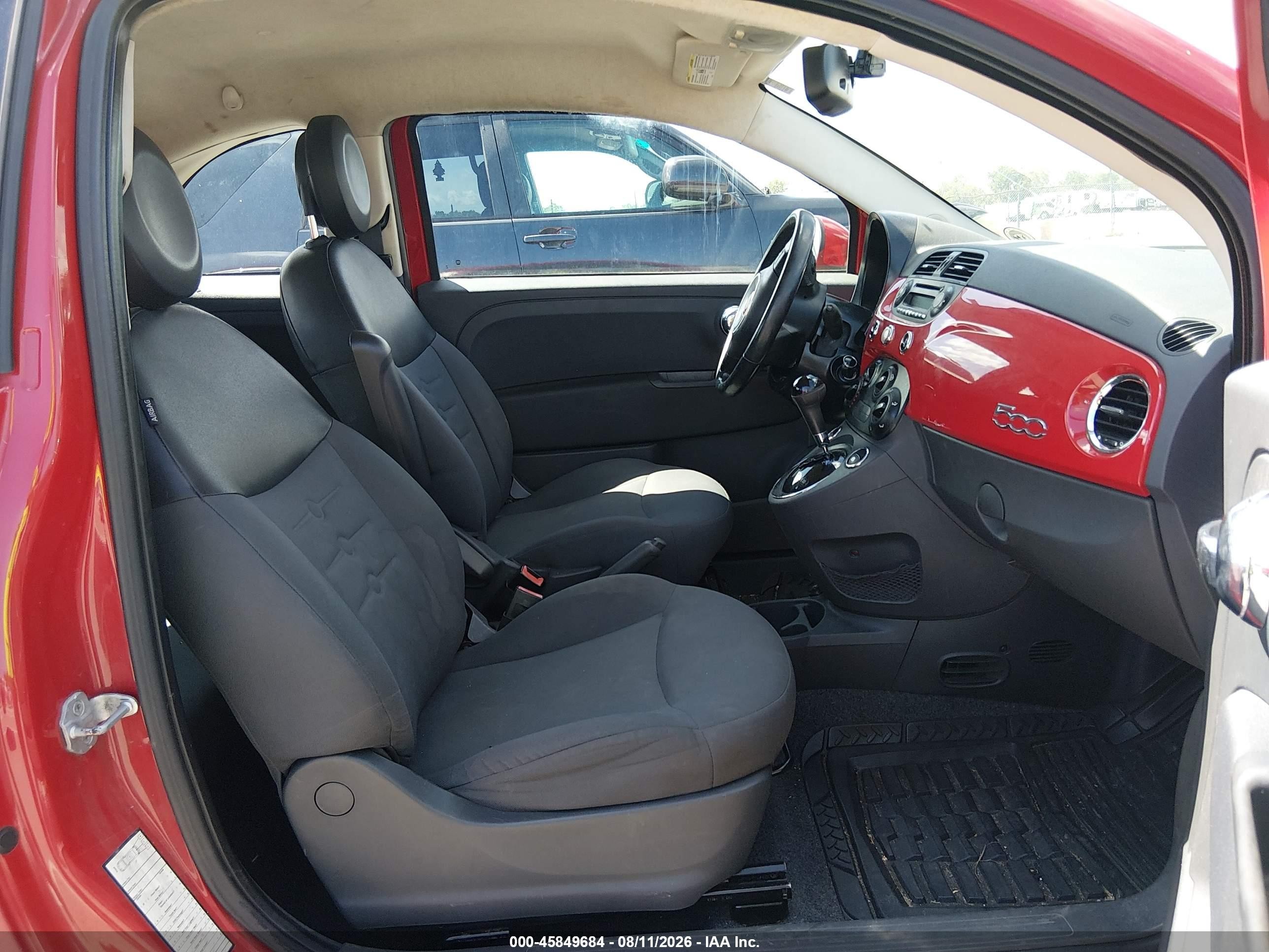 2014 Fiat 500 Pop Red vin: 3C3CFFAR3ET210456