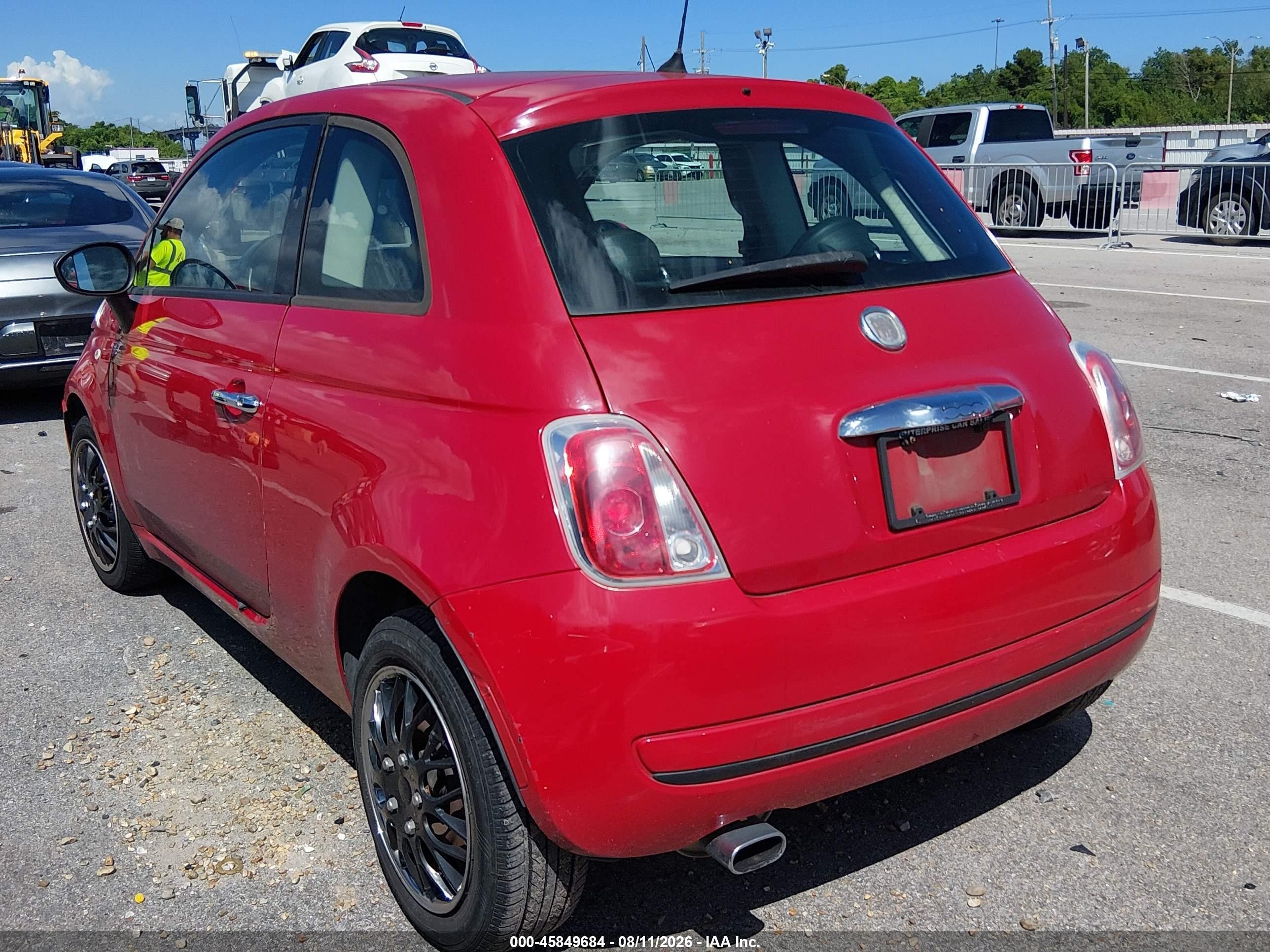 2014 Fiat 500 Pop Red vin: 3C3CFFAR3ET210456
