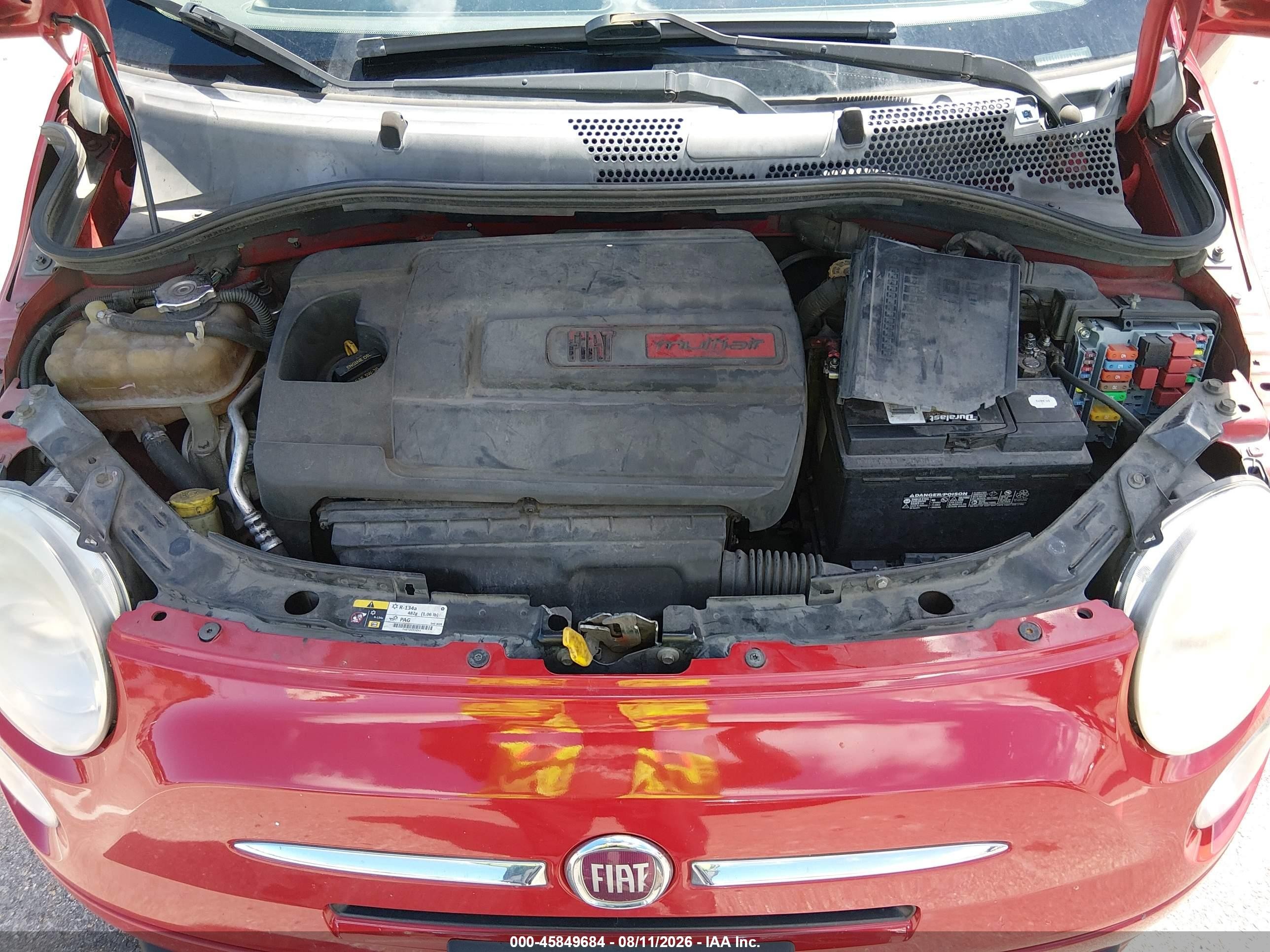 2014 Fiat 500 Pop Red vin: 3C3CFFAR3ET210456
