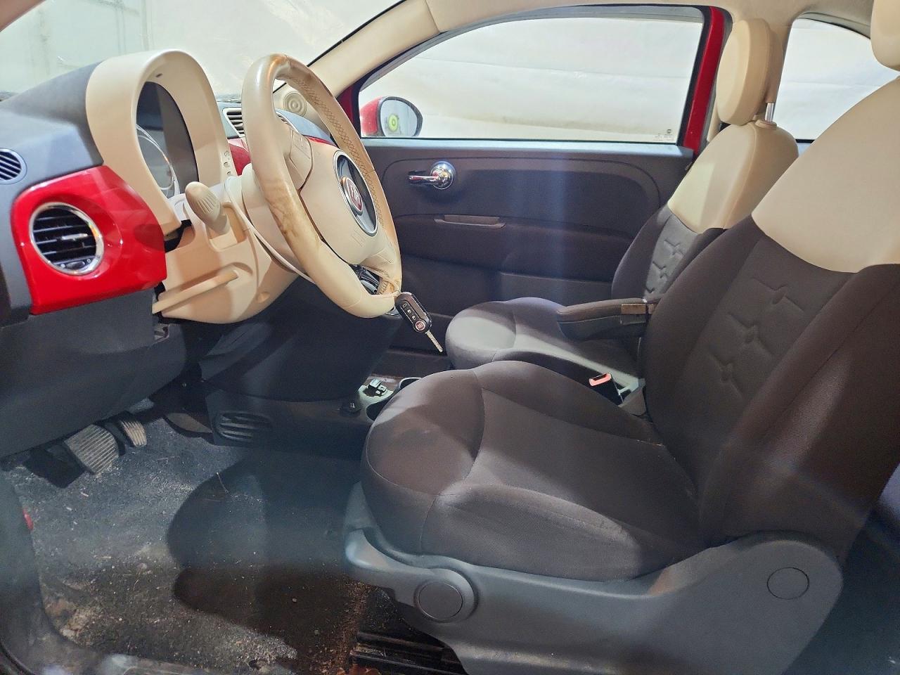 2015 Fiat 500 Pop Красный vin: 3C3CFFAR3FT568898