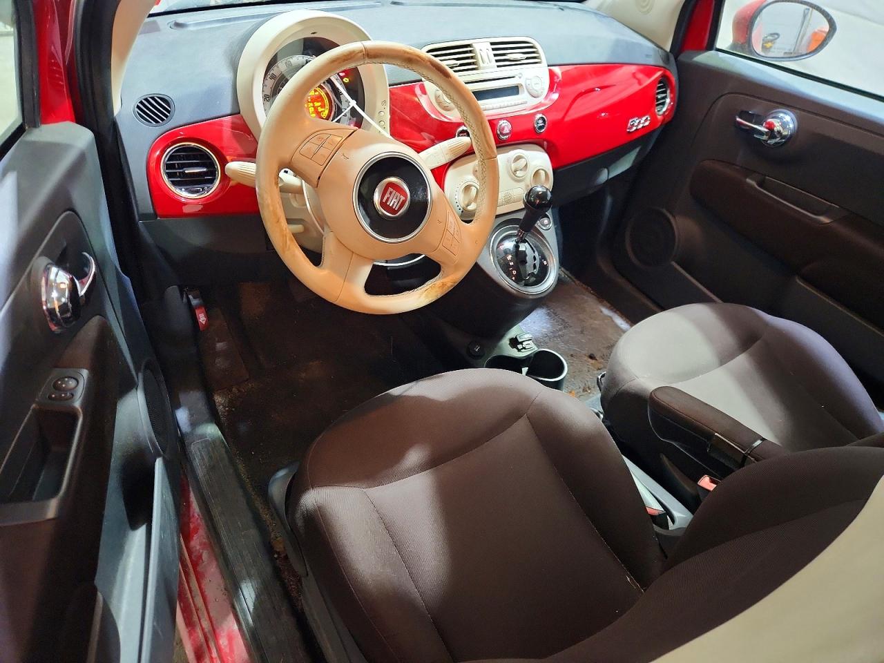 2015 Fiat 500 Pop Красный vin: 3C3CFFAR3FT568898