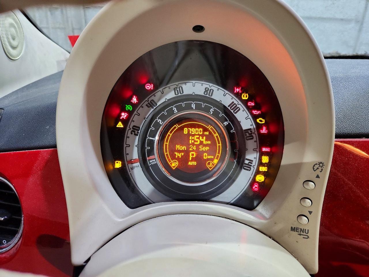 2015 Fiat 500 Pop Красный vin: 3C3CFFAR3FT568898