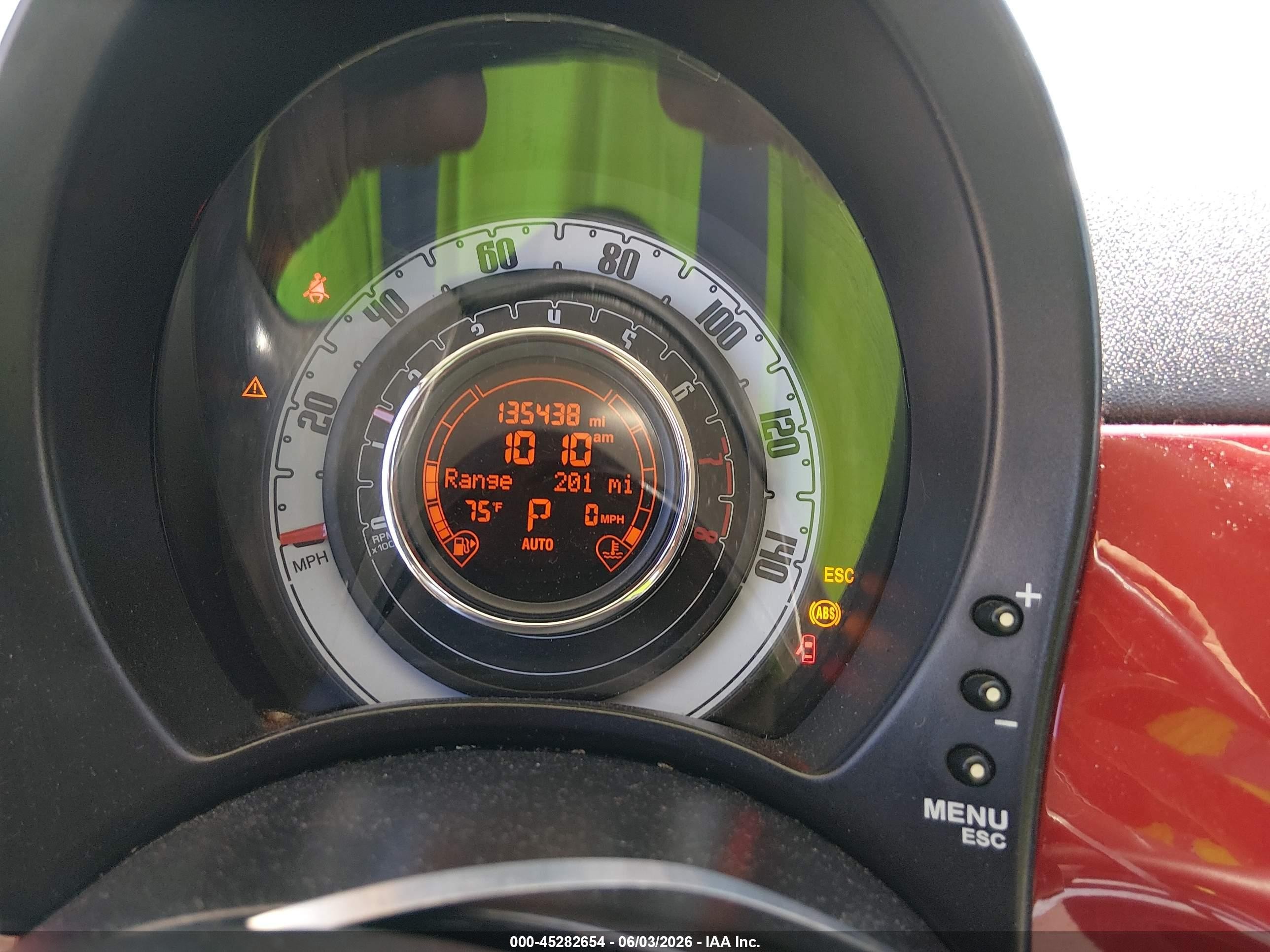 2012 Fiat 500 Pop Red vin: 3C3CFFAR4CT125137