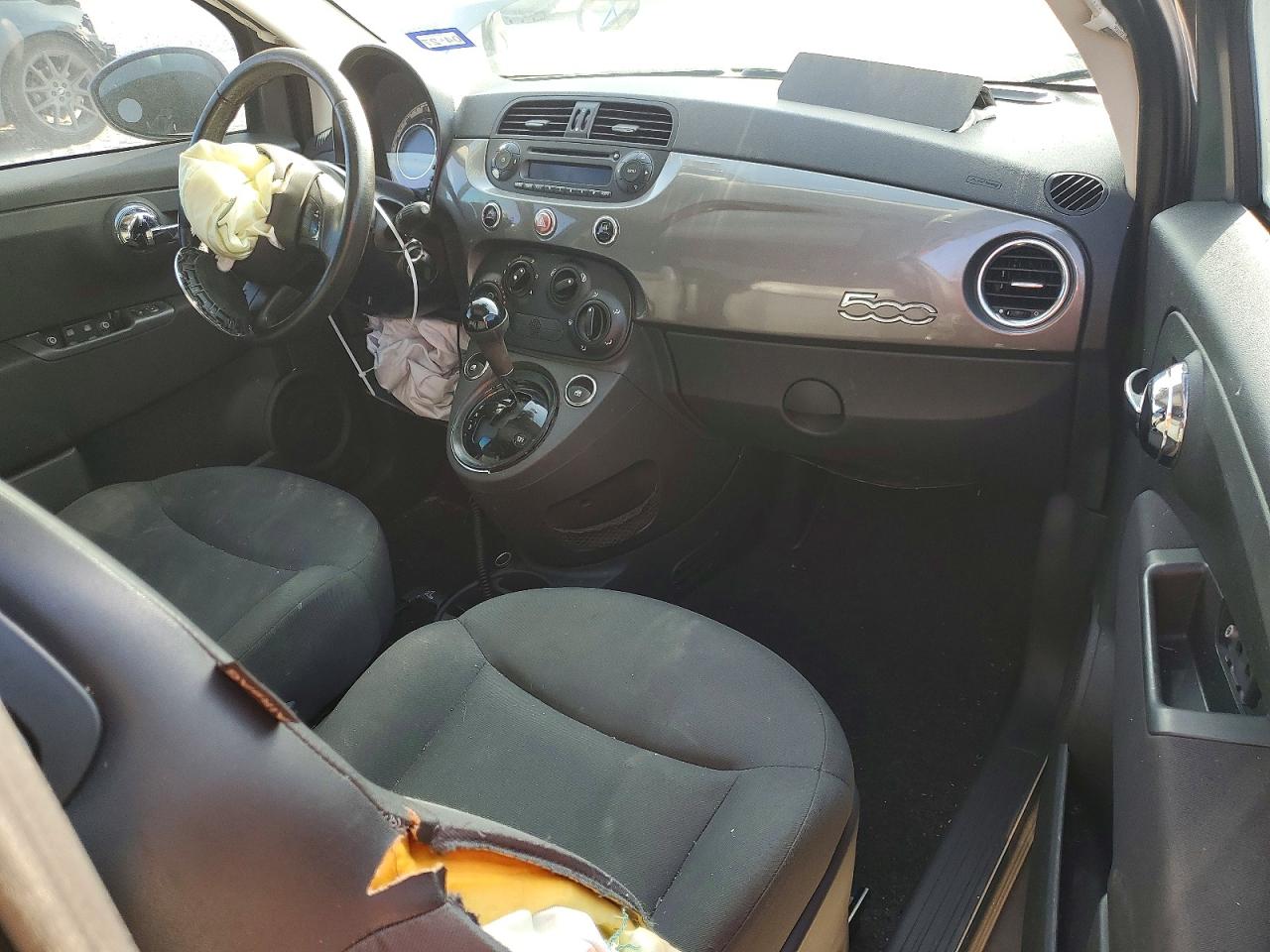 2012 Fiat 500 Pop Gray vin: 3C3CFFAR4CT383299