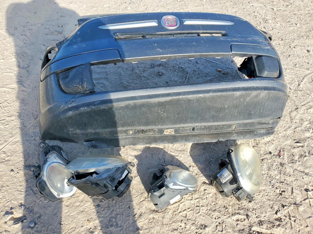 2012 Fiat 500 Pop Gray vin: 3C3CFFAR4CT383299