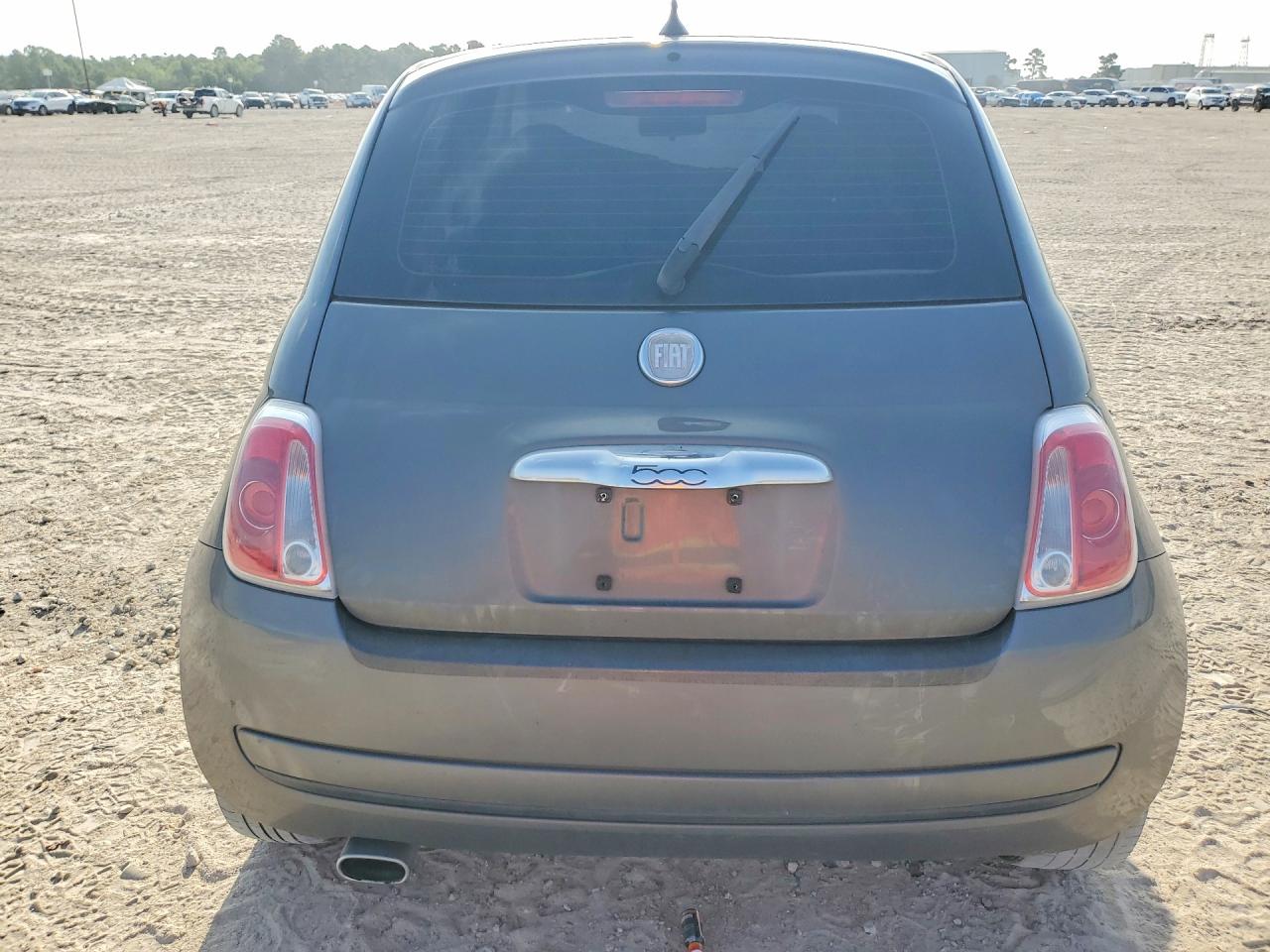 2012 Fiat 500 Pop Gray vin: 3C3CFFAR4CT383299