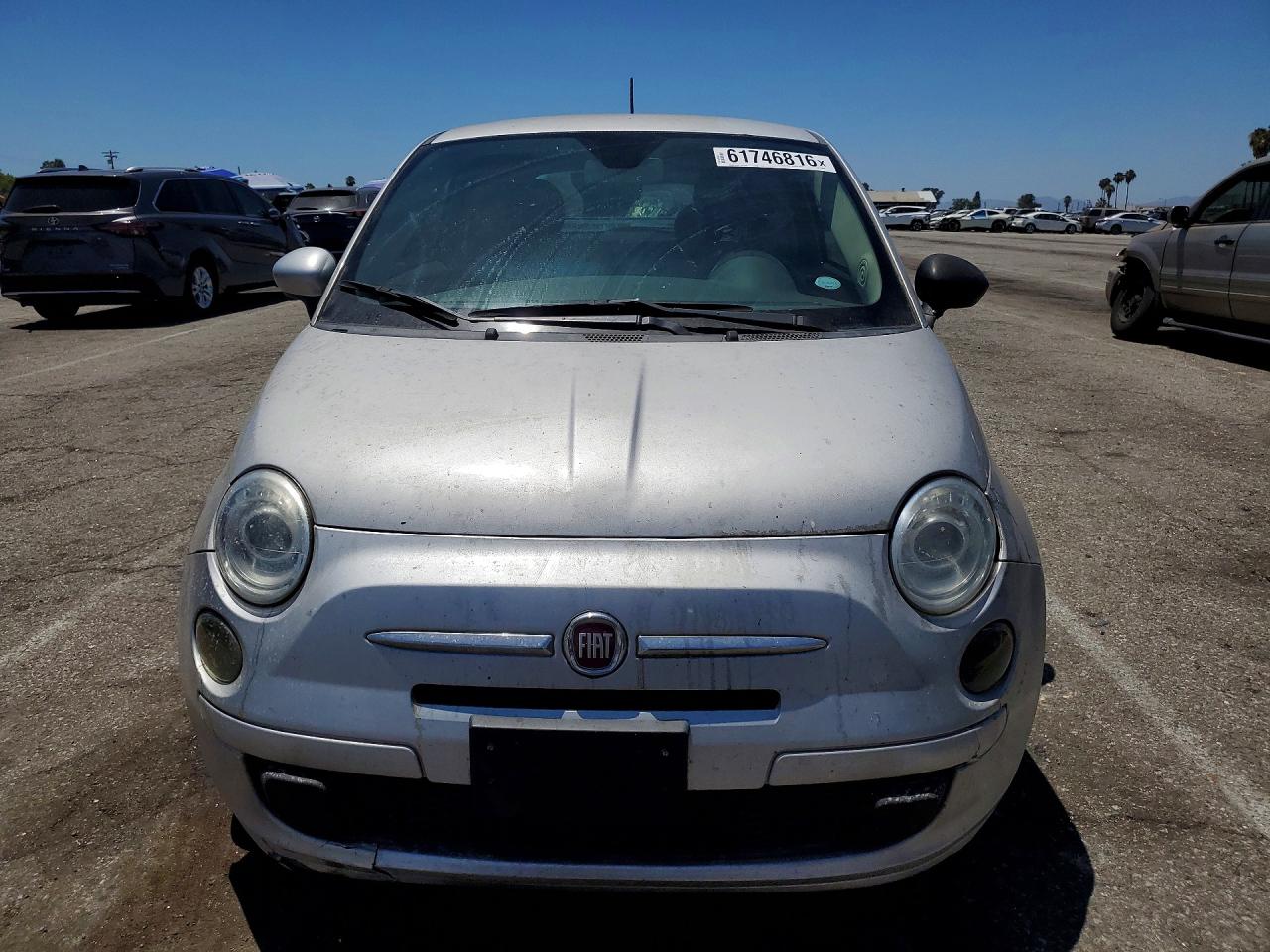 2013 Fiat 500 Pop Silver vin: 3C3CFFAR4DT688707