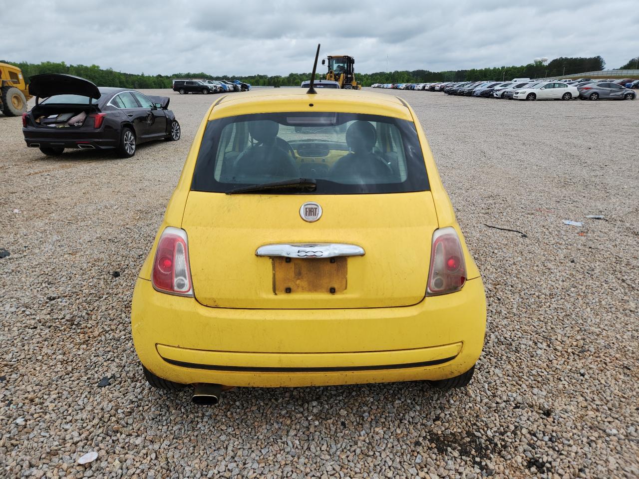 2014 Fiat 500 Pop Yellow vin: 3C3CFFAR4ET291788