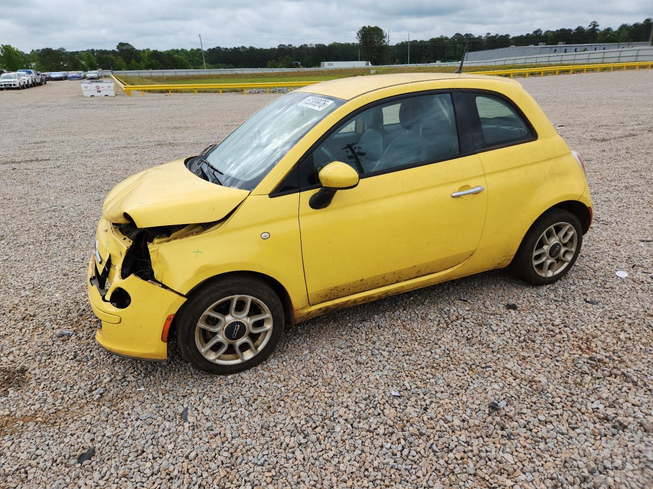 2014 Fiat 500 Pop Yellow vin: 3C3CFFAR4ET291788