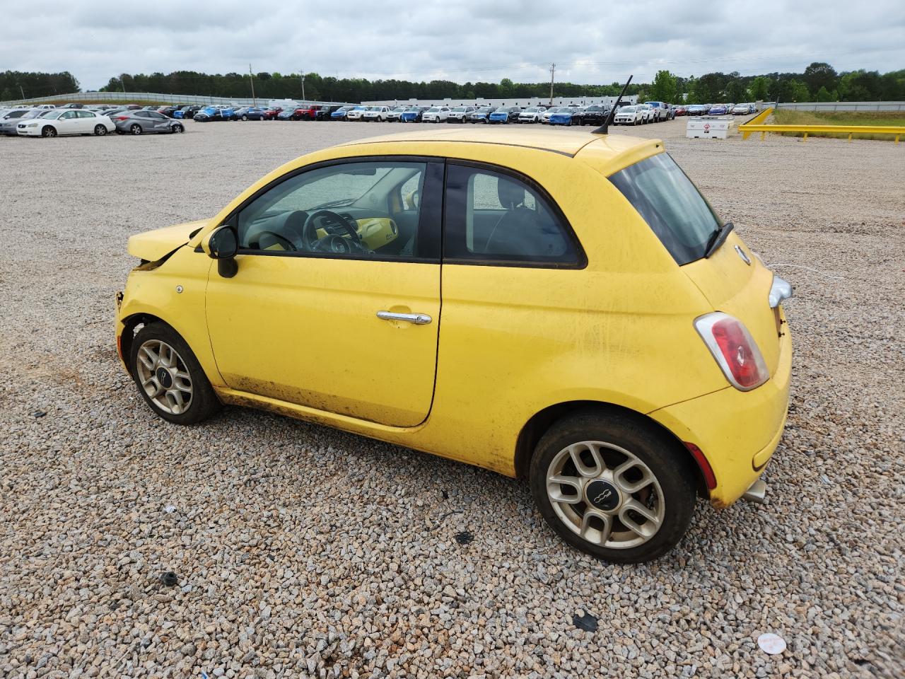 2014 Fiat 500 Pop Yellow vin: 3C3CFFAR4ET291788