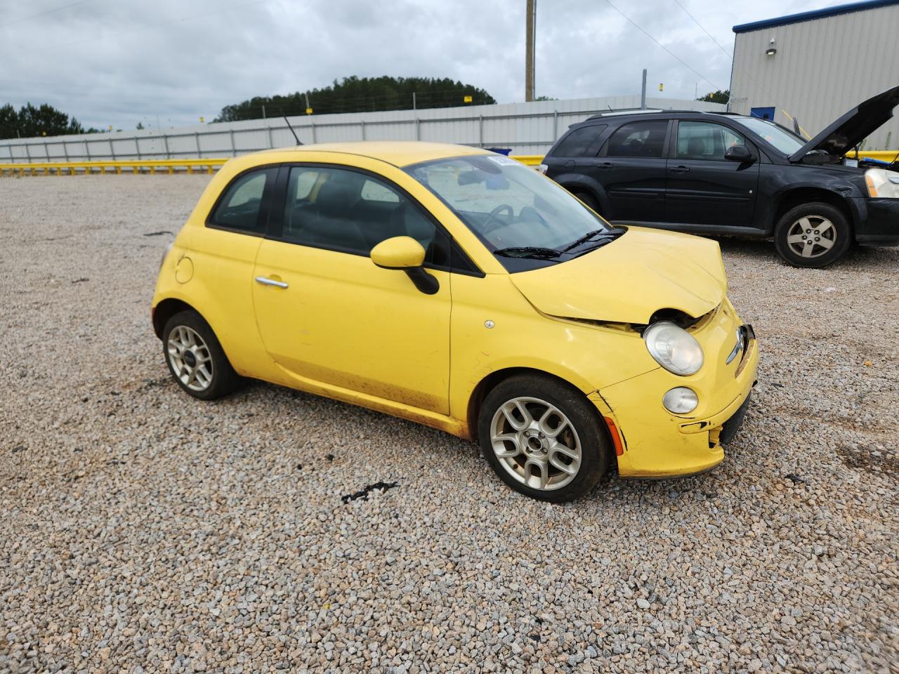 2014 Fiat 500 Pop Yellow vin: 3C3CFFAR4ET291788
