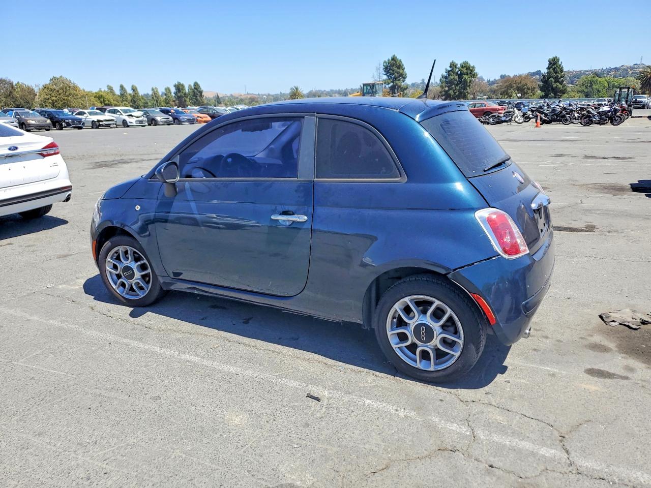 2013 Fiat 500 Pop Teal vin: 3C3CFFAR5DT511647