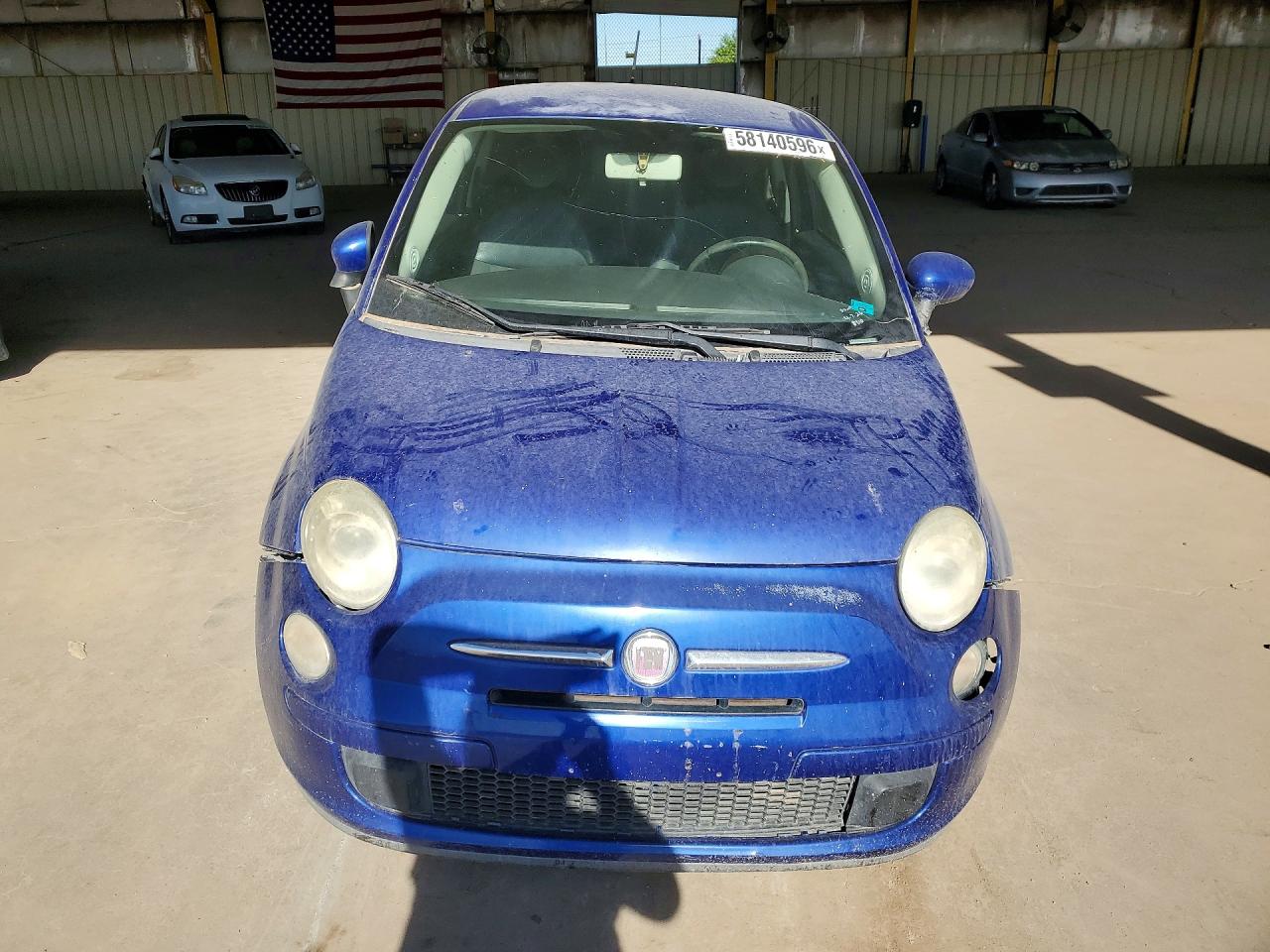 2013 Fiat 500 Pop Blue vin: 3C3CFFAR5DT531462