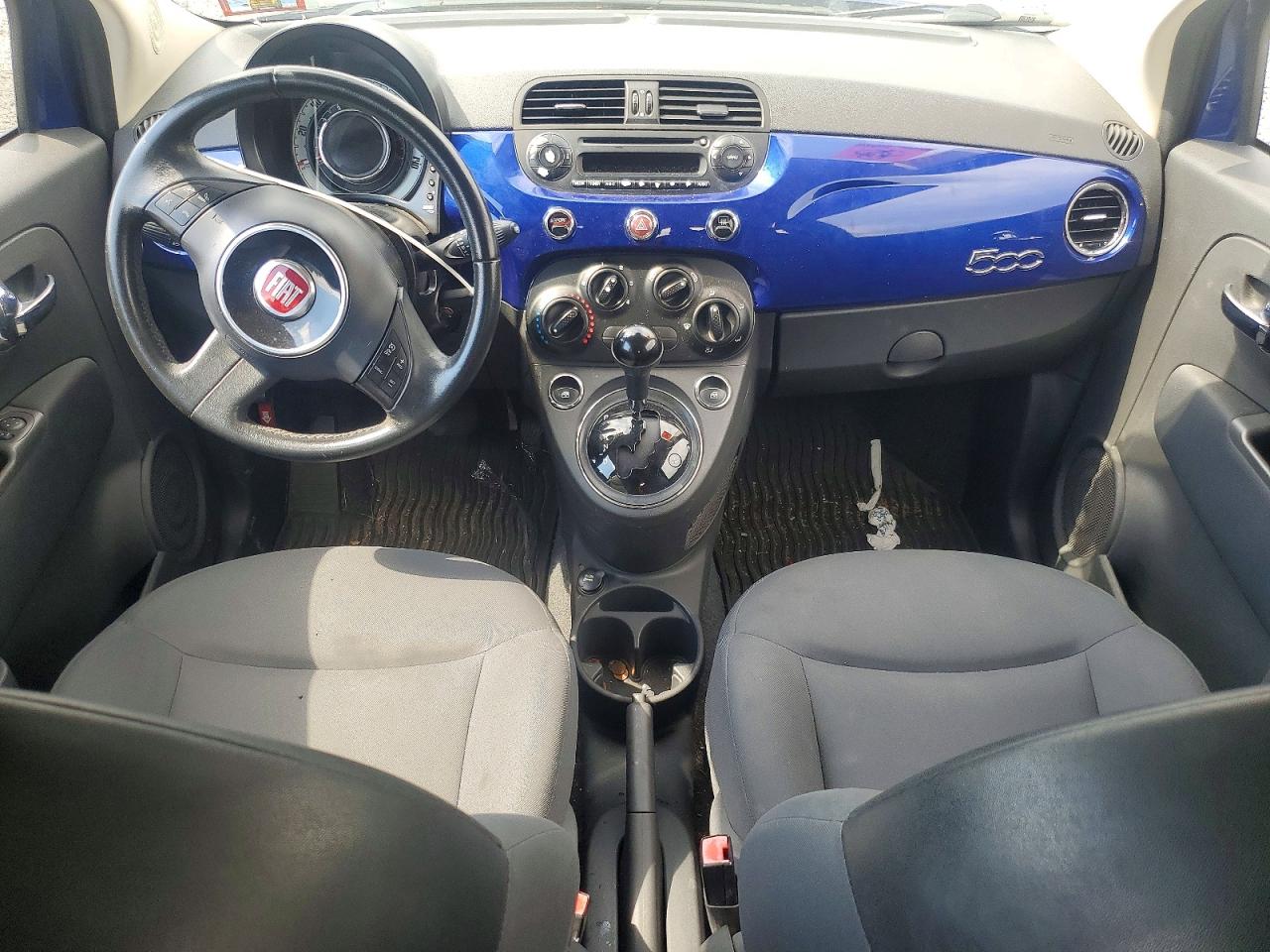 2013 Fiat 500 Pop Blue vin: 3C3CFFAR5DT739907