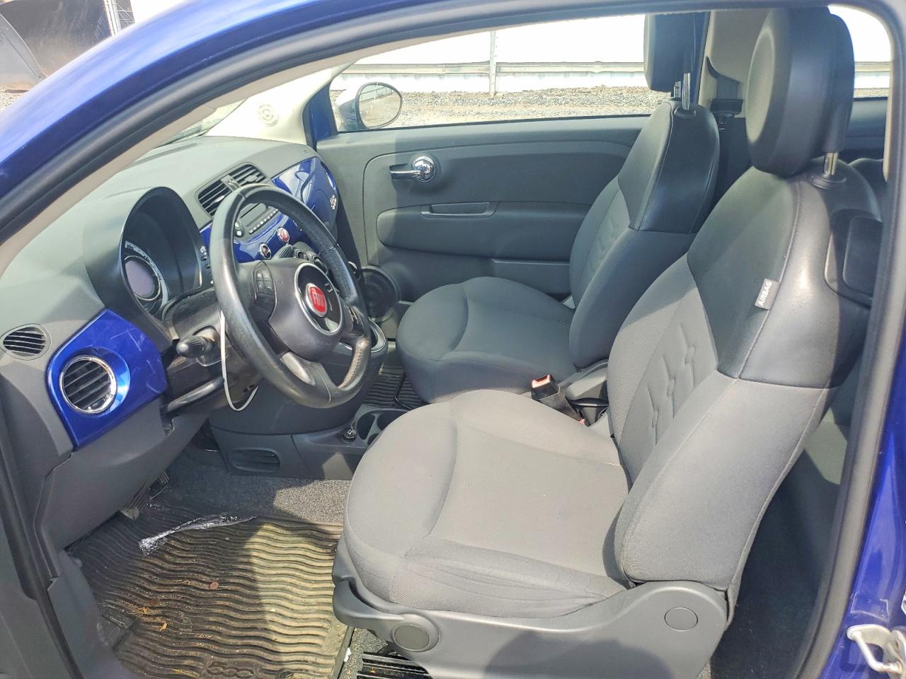 2013 Fiat 500 Pop Blue vin: 3C3CFFAR5DT739907