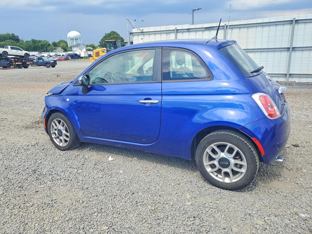 2013 Fiat 500 Pop Blue vin: 3C3CFFAR5DT739907