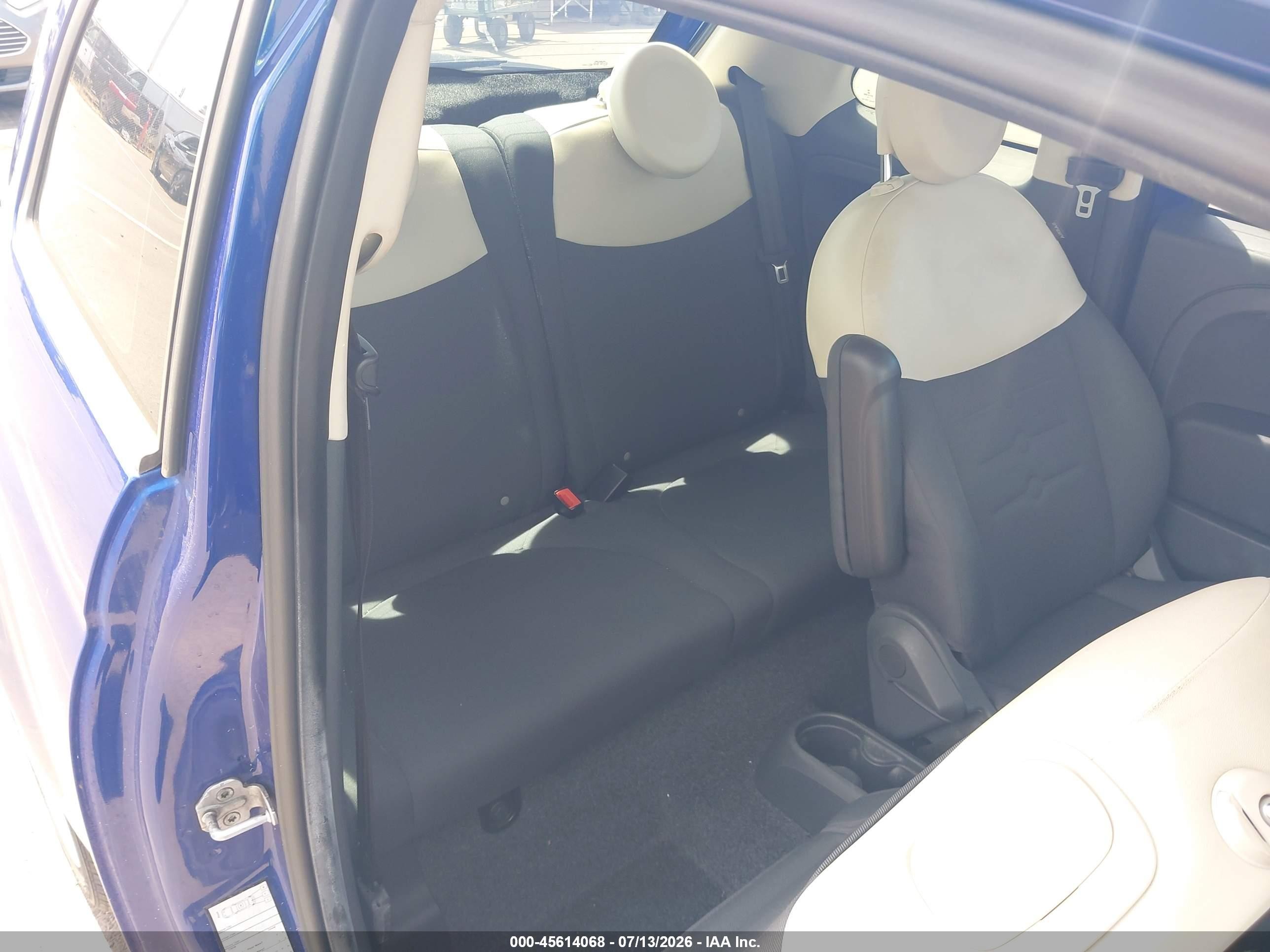 2014 Fiat 500 Pop Blue vin: 3C3CFFAR5ET223757